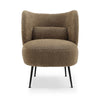 Latte Loopback Lounge Chair