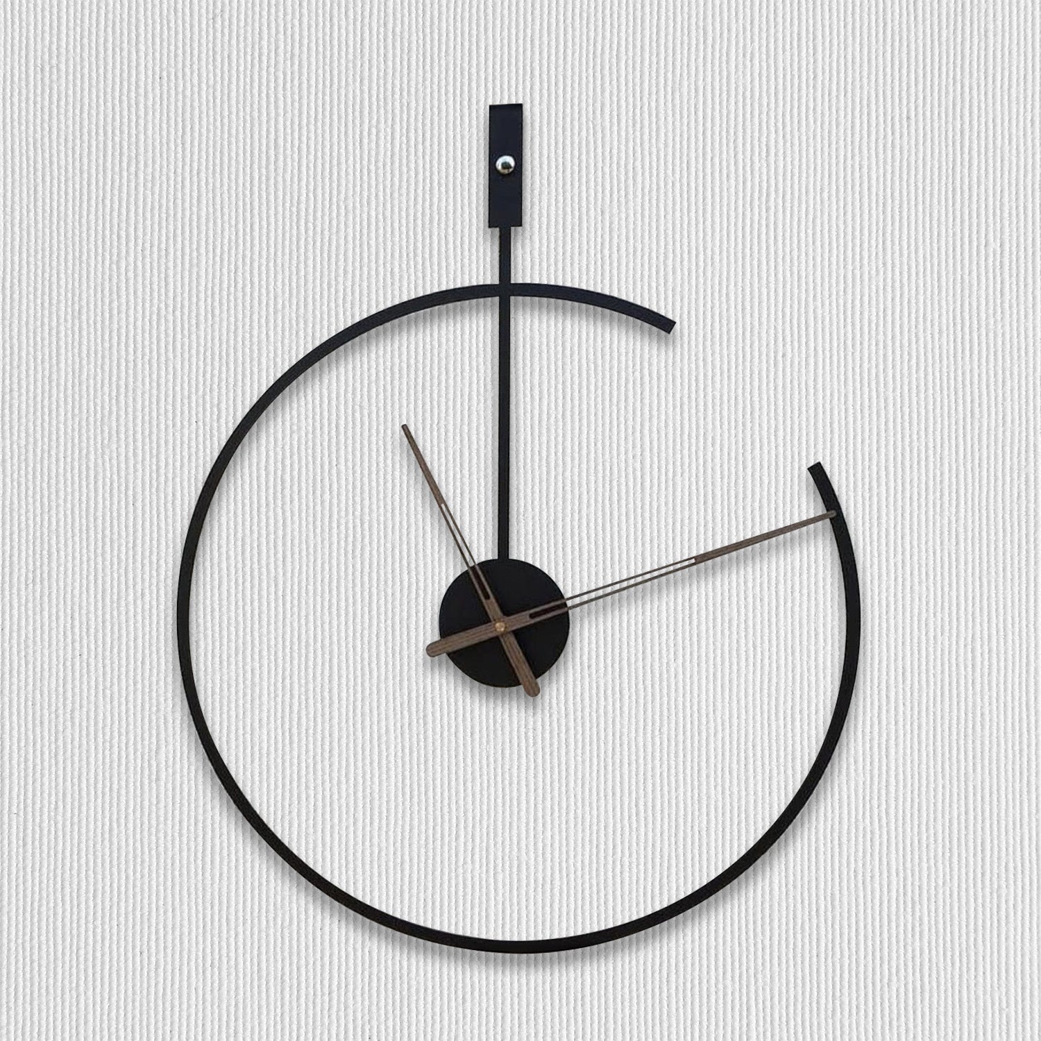 Buy Frosted Iron Timepiece Wall Clock Online Store