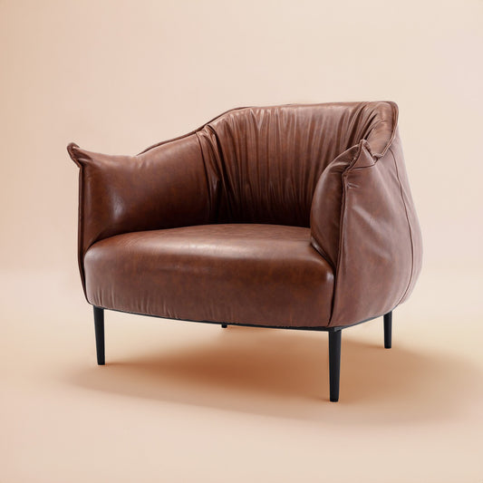 Buy Grandiose Tufted Bergère Chair Tan Online