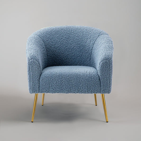 Buy Modern Touch Velvet Chair Grey Online