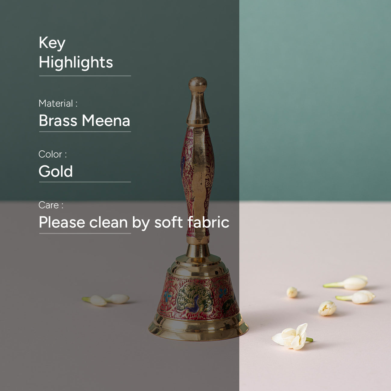 Elegant Brass Pooja Bell