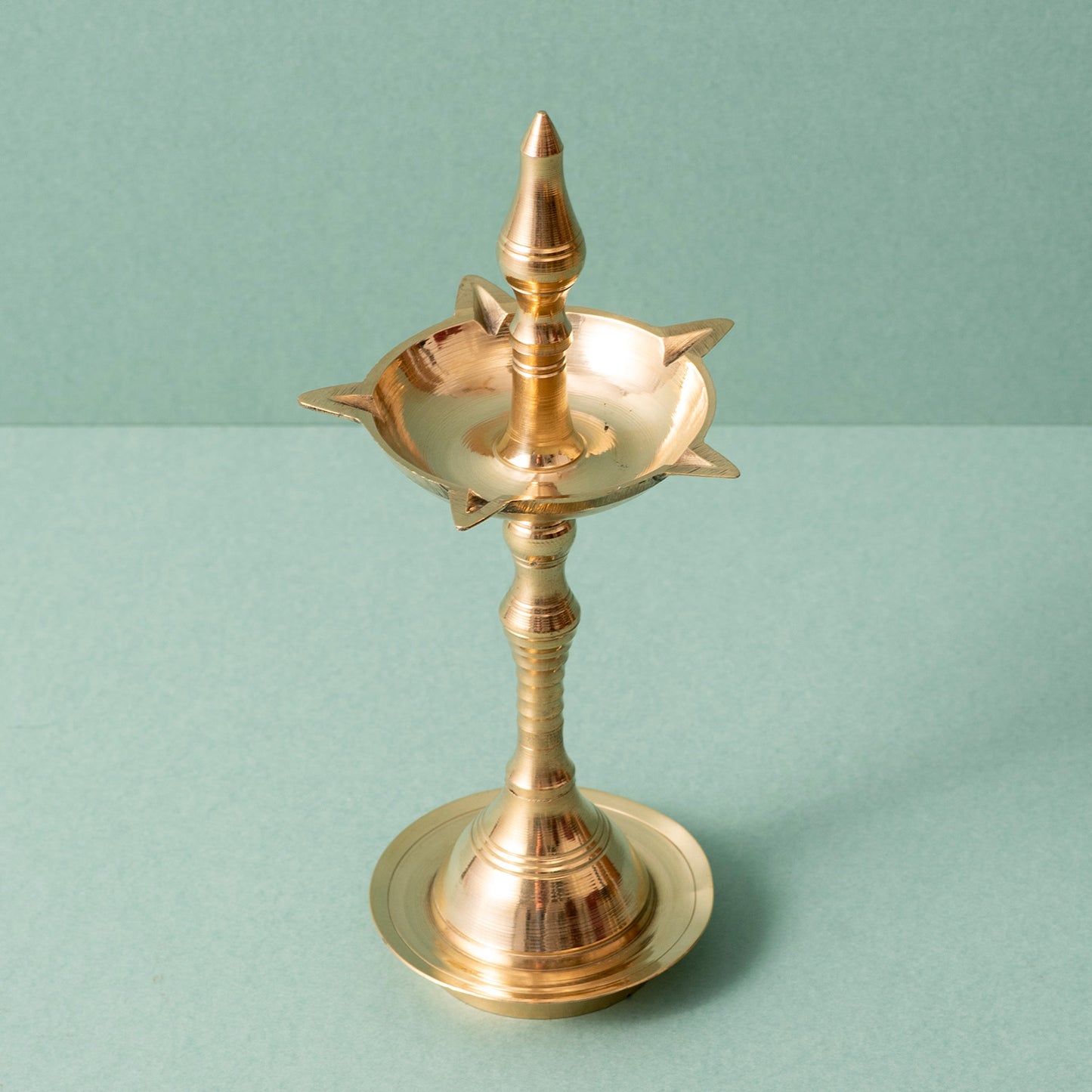 Elegant Brass Candlesticks Diya Stand for Decor