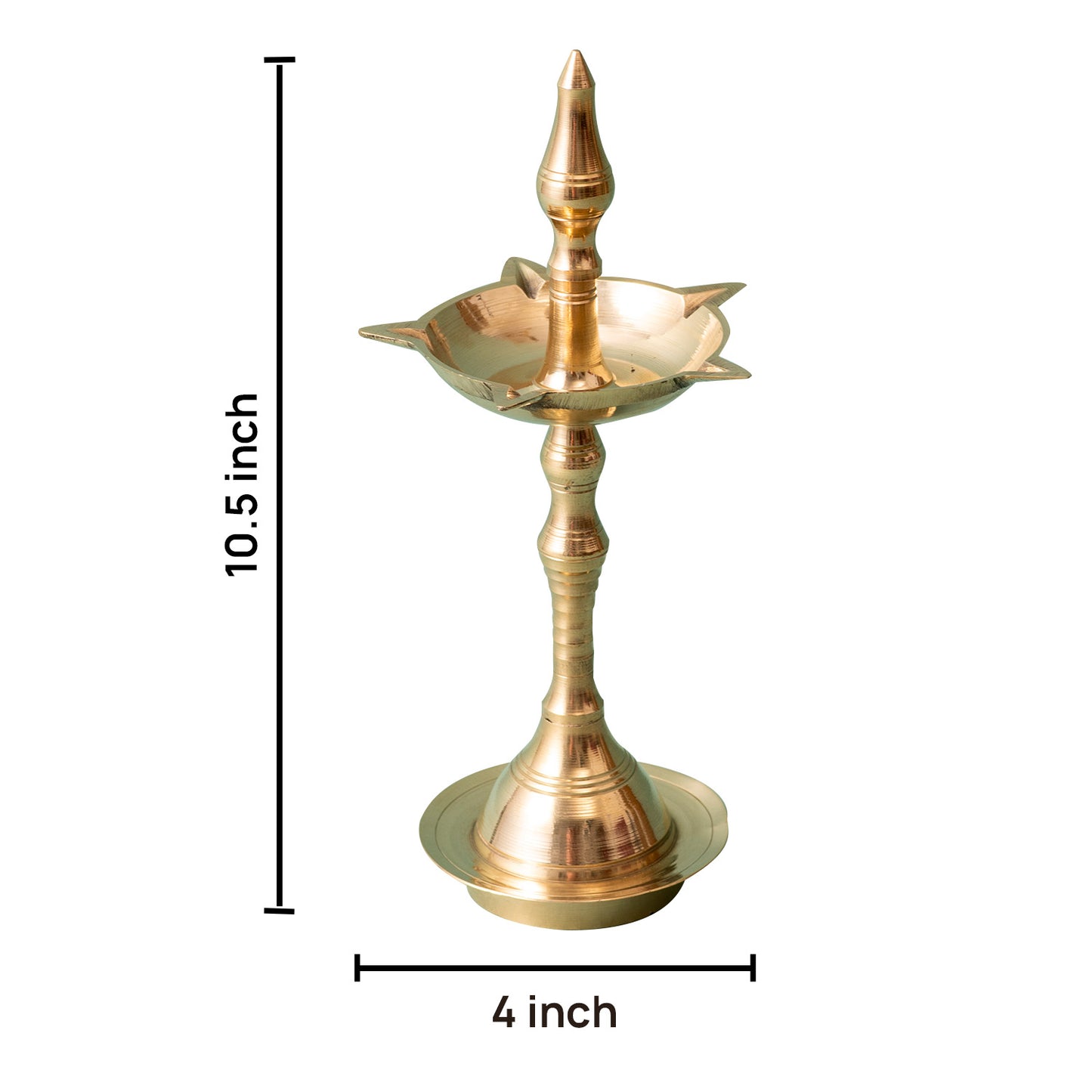 Elegant Brass Candlesticks Diya Stand for Decor