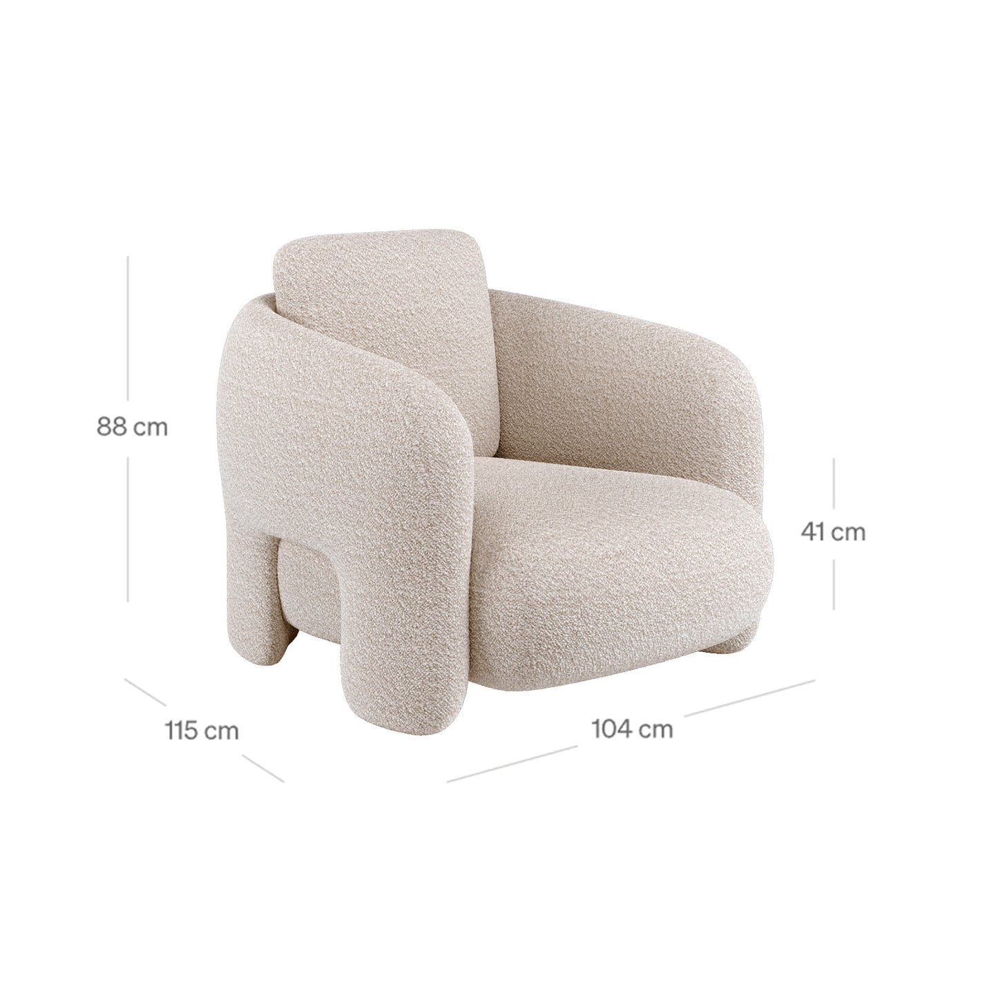 UrbanOpulence One-Seater Sofa