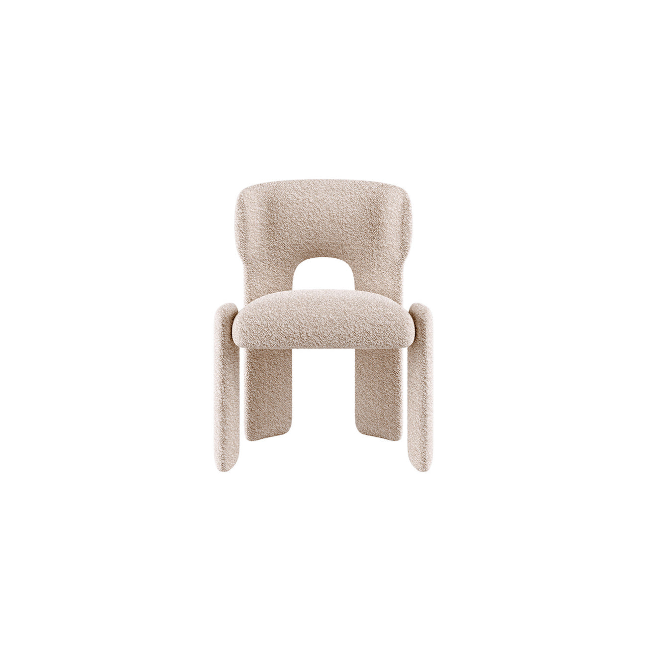 UrbanOpulence Premium Boucle Dining Chair