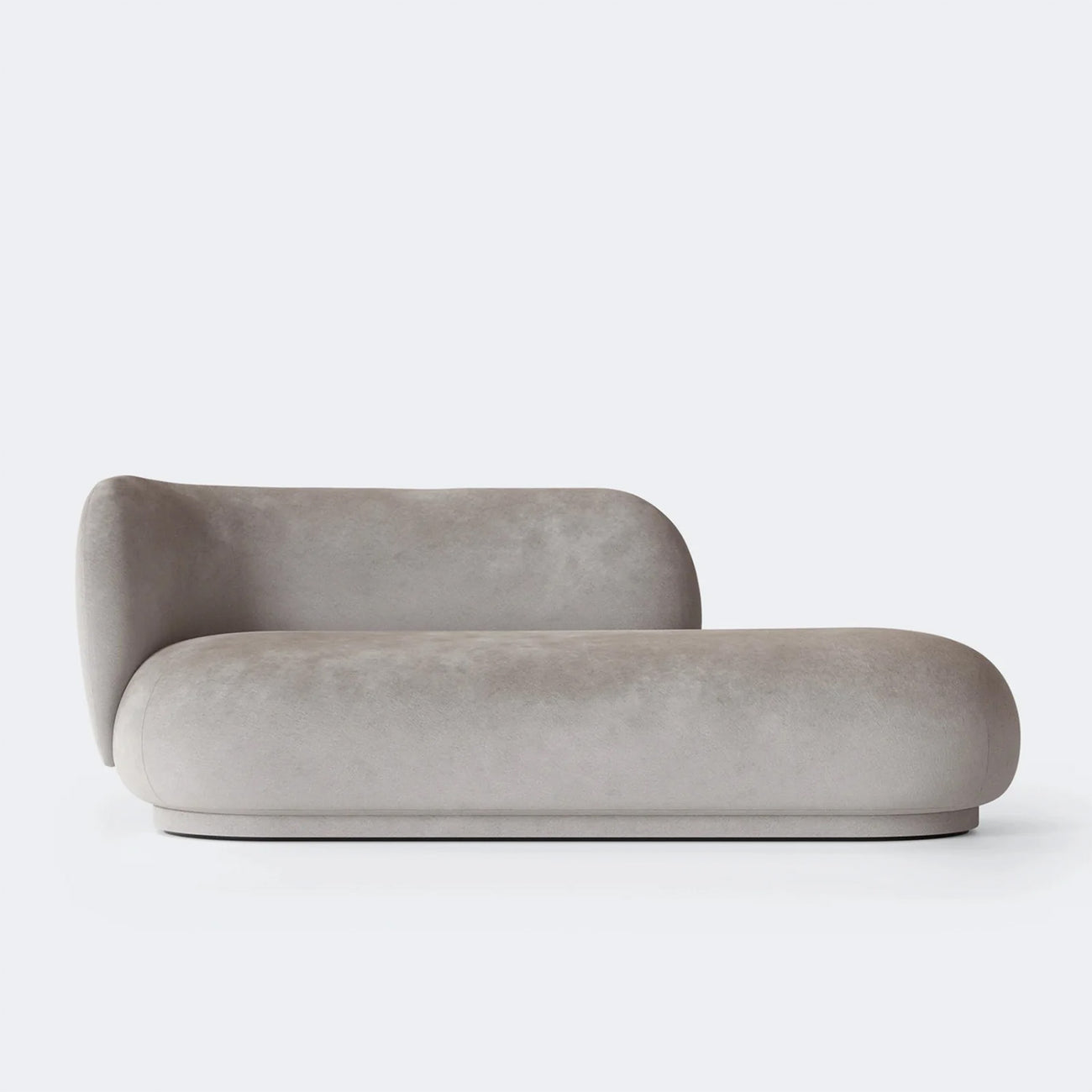 EliteElegance Velvet Two-Seater Sofa Grey