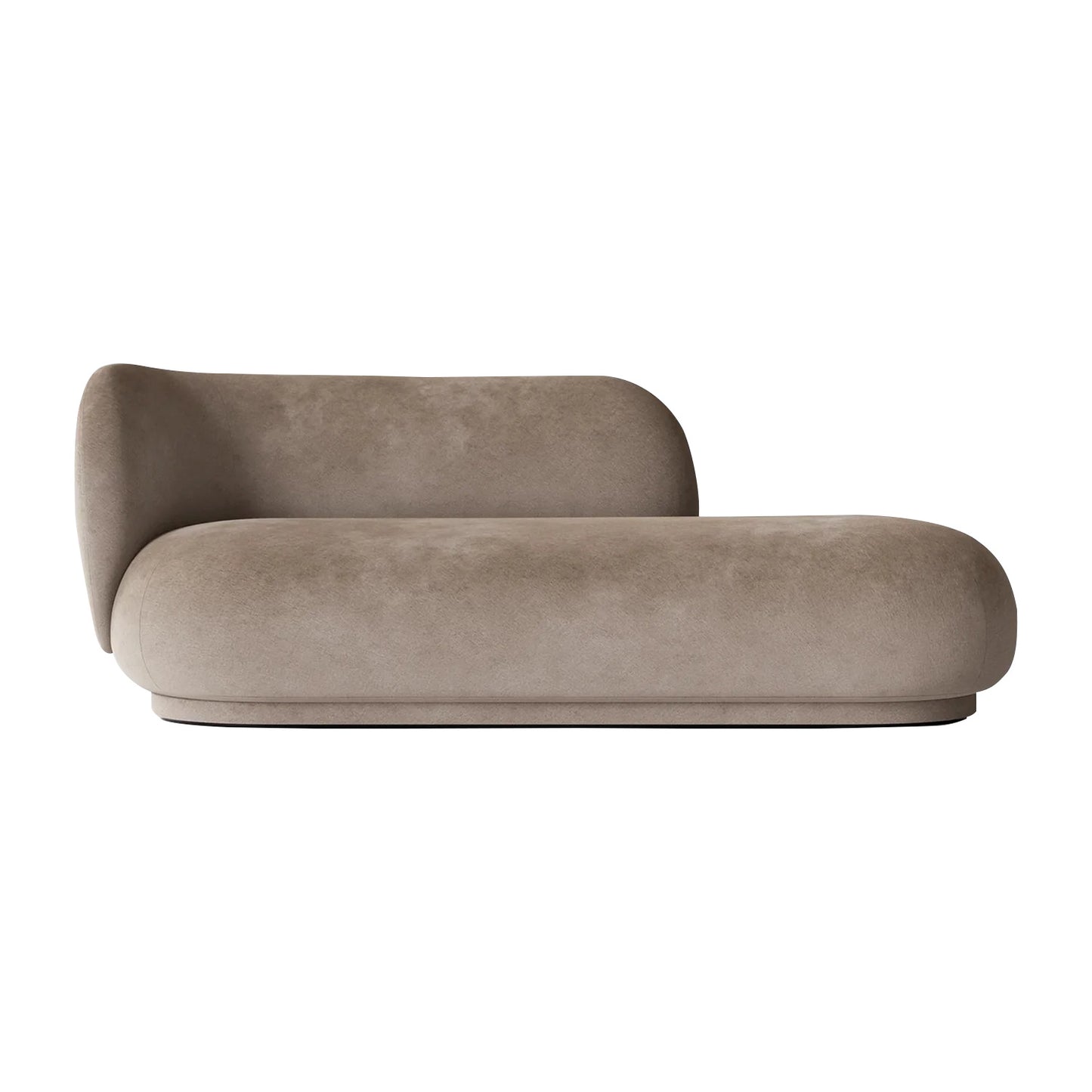 EliteElegance Velvet Two-Seater Sofa Mouse Grey