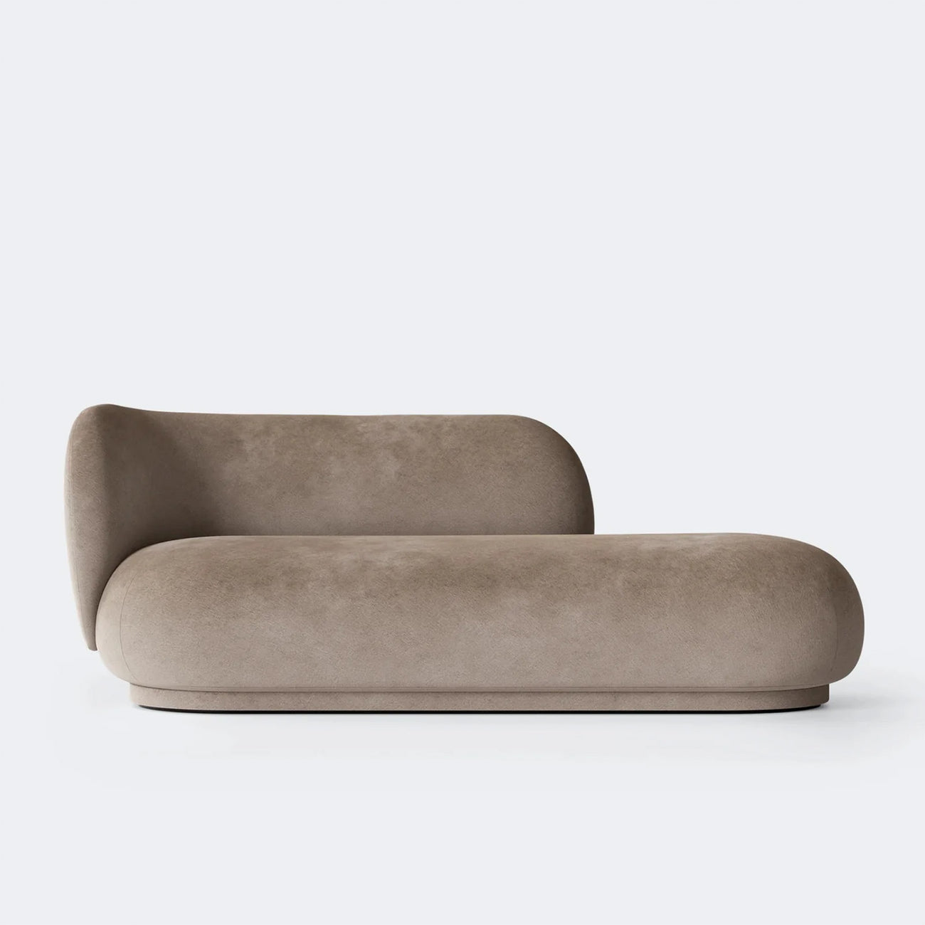 EliteElegance Velvet Two-Seater Sofa Mouse Grey