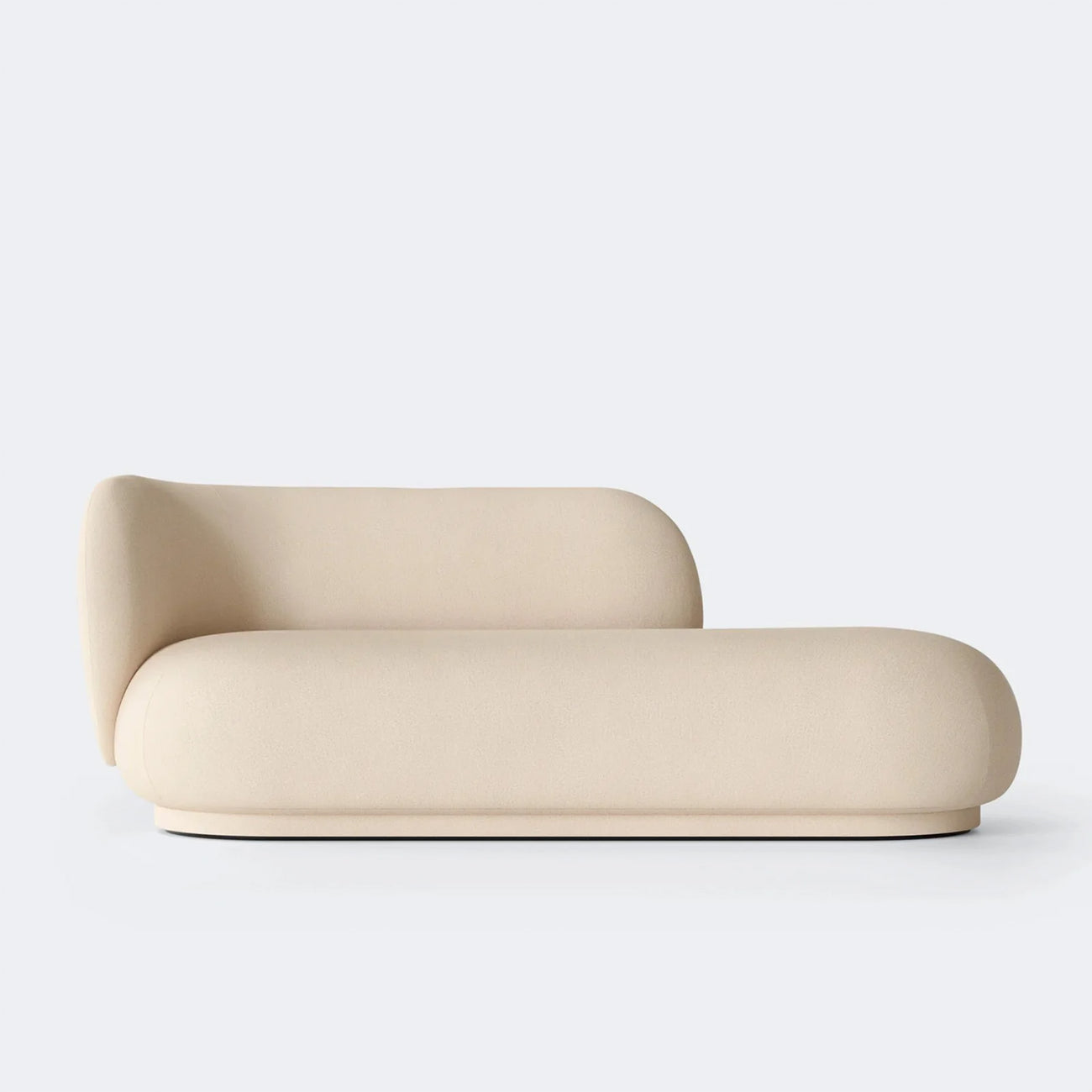 EliteElegance Suede Two-Seater Sofa Crème