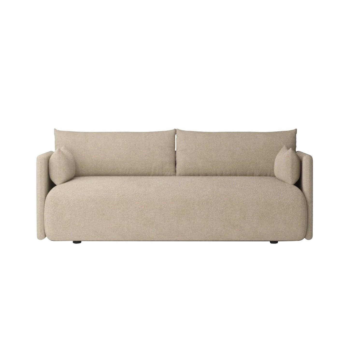 CozyChic Sand Boucle Twin Sofa