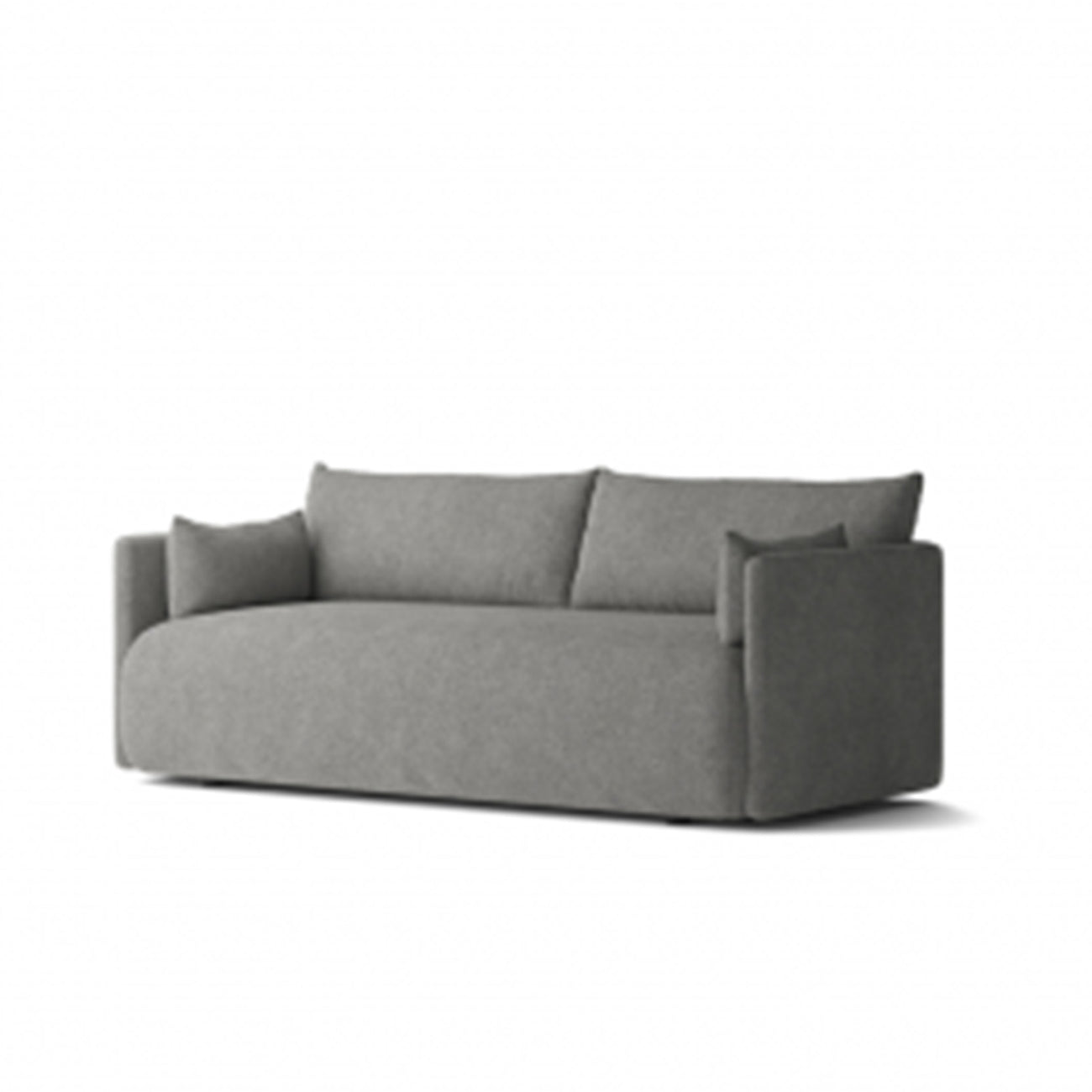 CozyChic Grey Boucle Twin Sofa