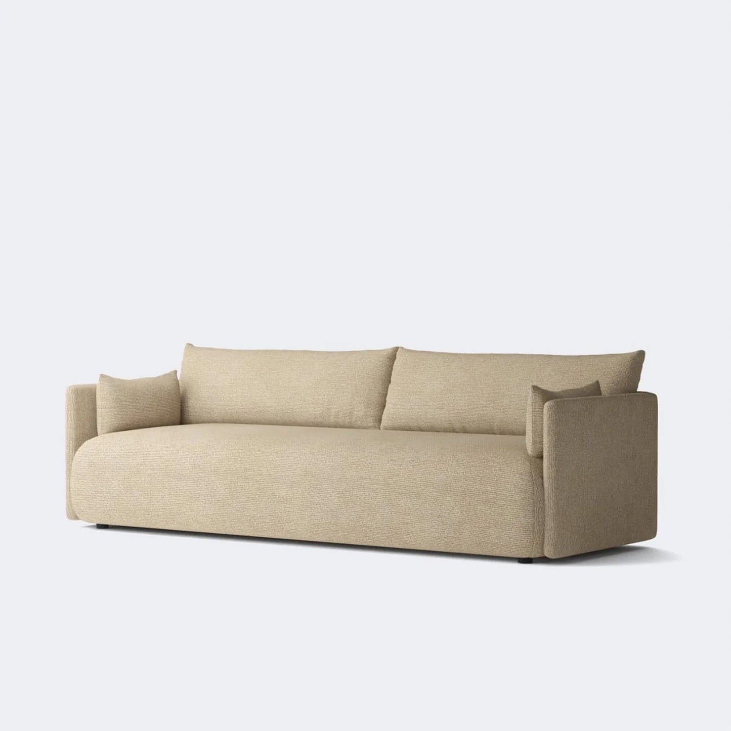 CozyChic Sand Boucle 3 Seater Sofa