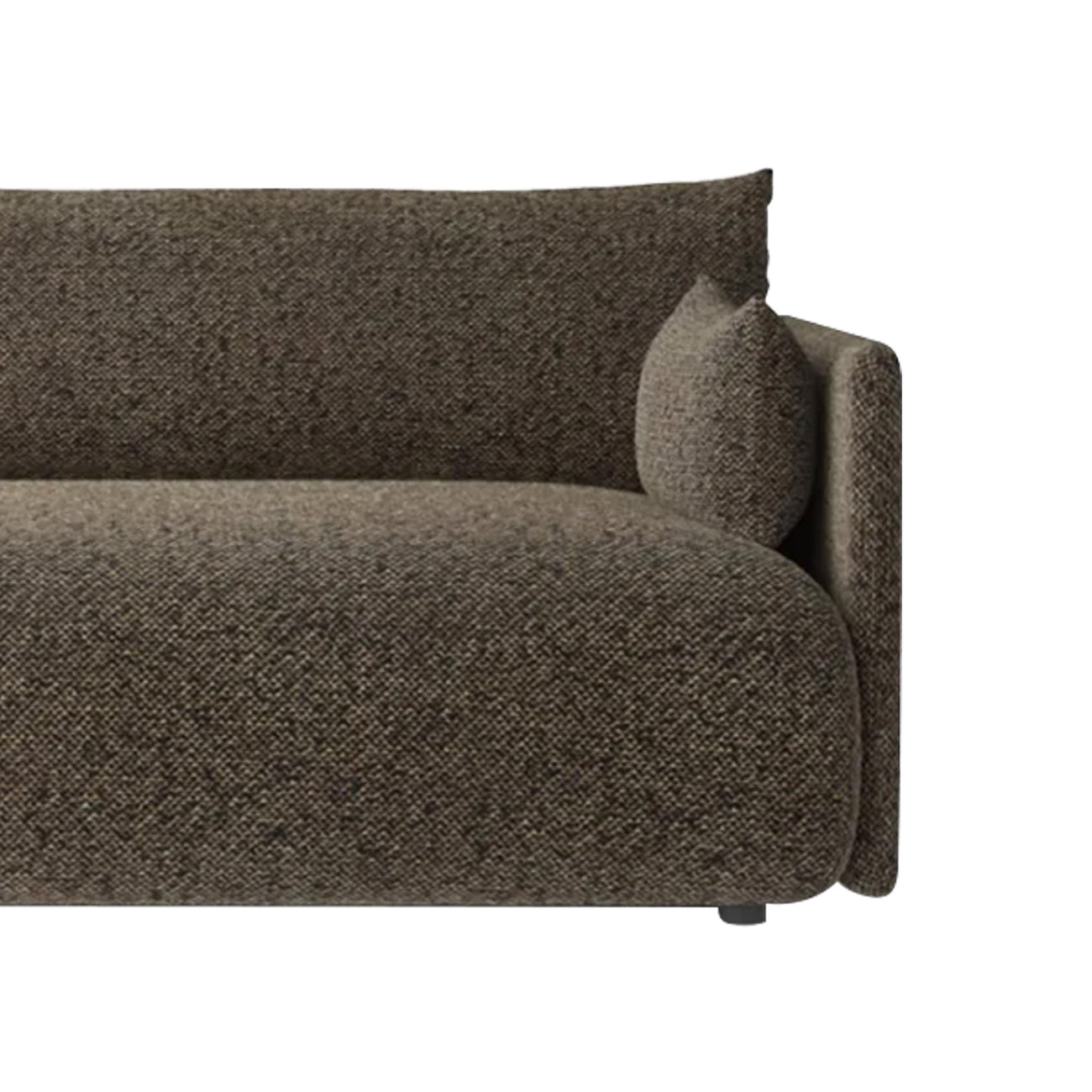 CozyChic Mouse Grey Boucle 3 Seater Sofa