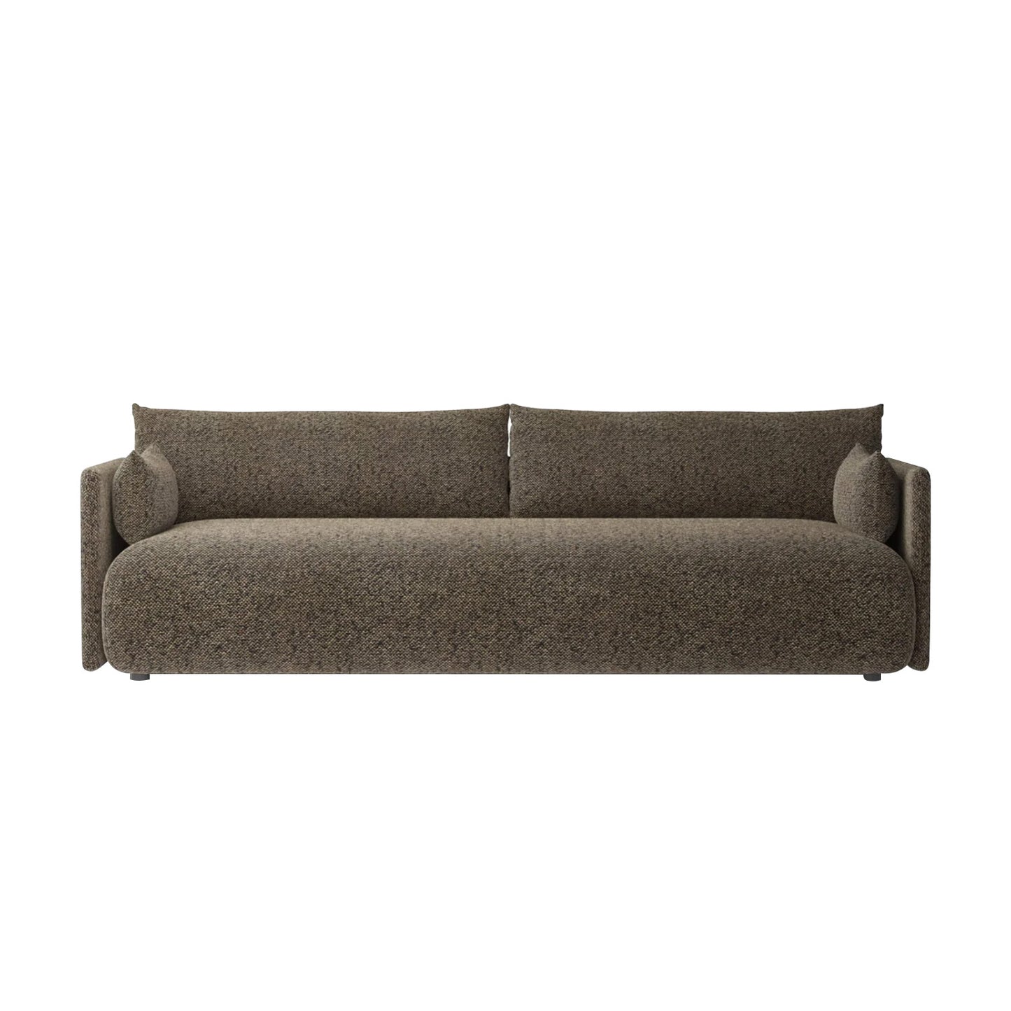 CozyChic Mouse Grey Boucle 3 Seater Sofa