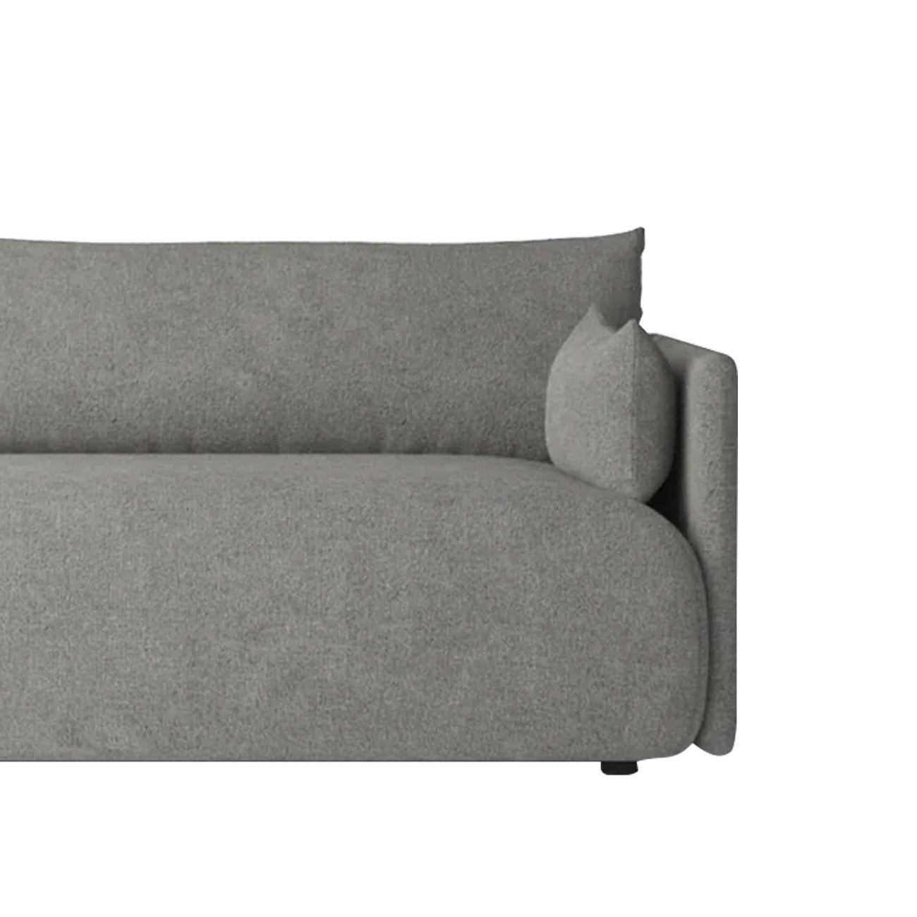 CozyChic Grey Boucle 3 Seater Sofa