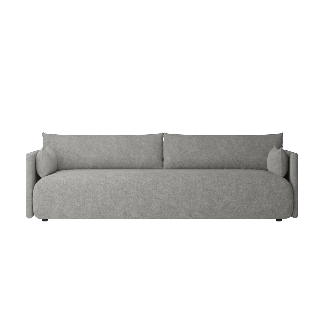 CozyChic Grey Boucle 3 Seater Sofa