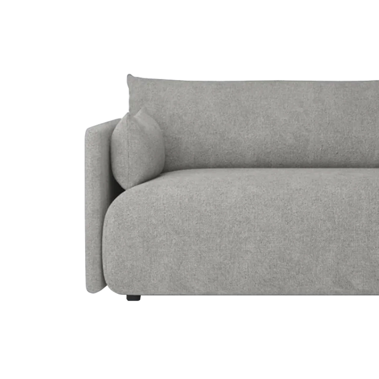 CozyChic Grey Boucle 3 Seater Sofa