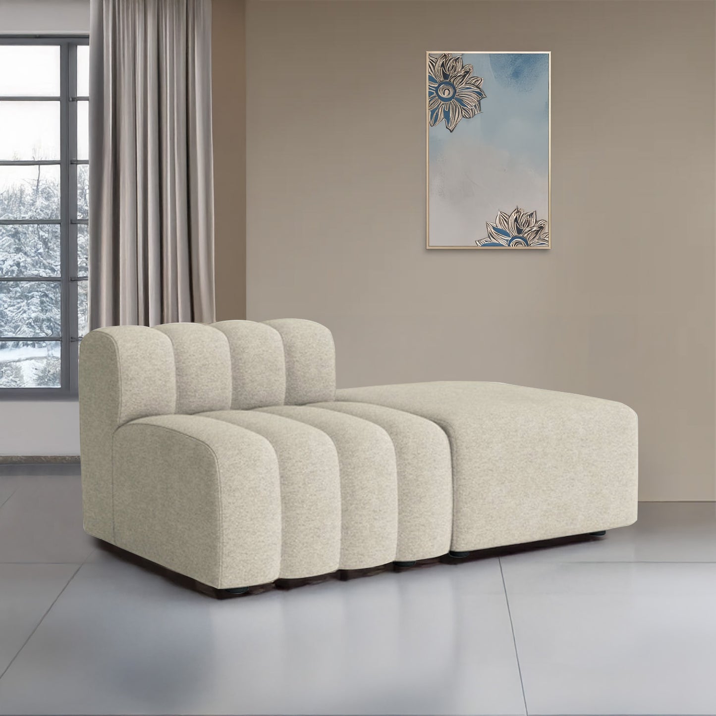 ChicComfort Crème Detachable Sofa Set