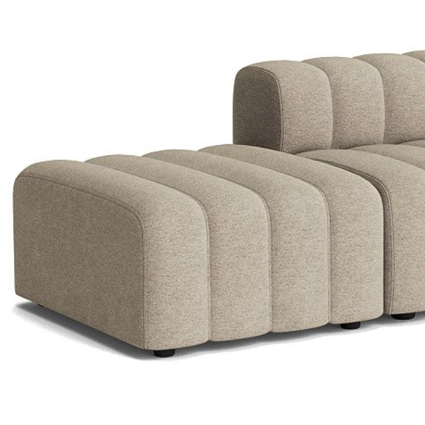 ChicComfort Beige 3 Seater Detachable Sofa Set