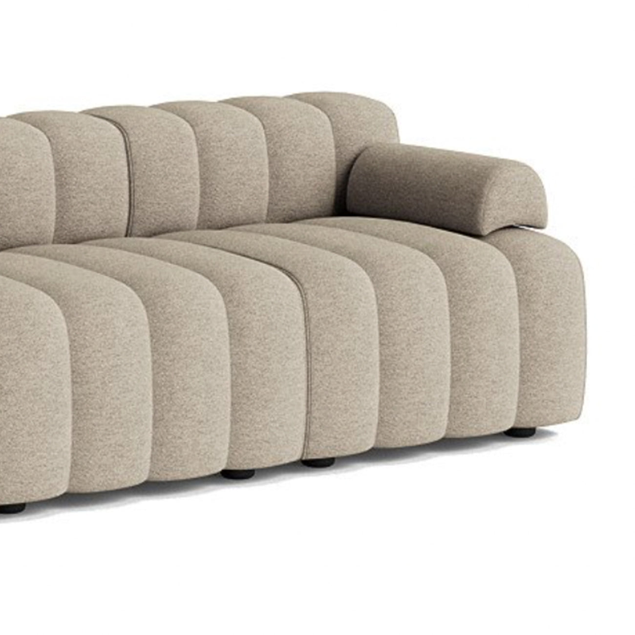 ChicComfort Beige 3 Seater Detachable Sofa Set