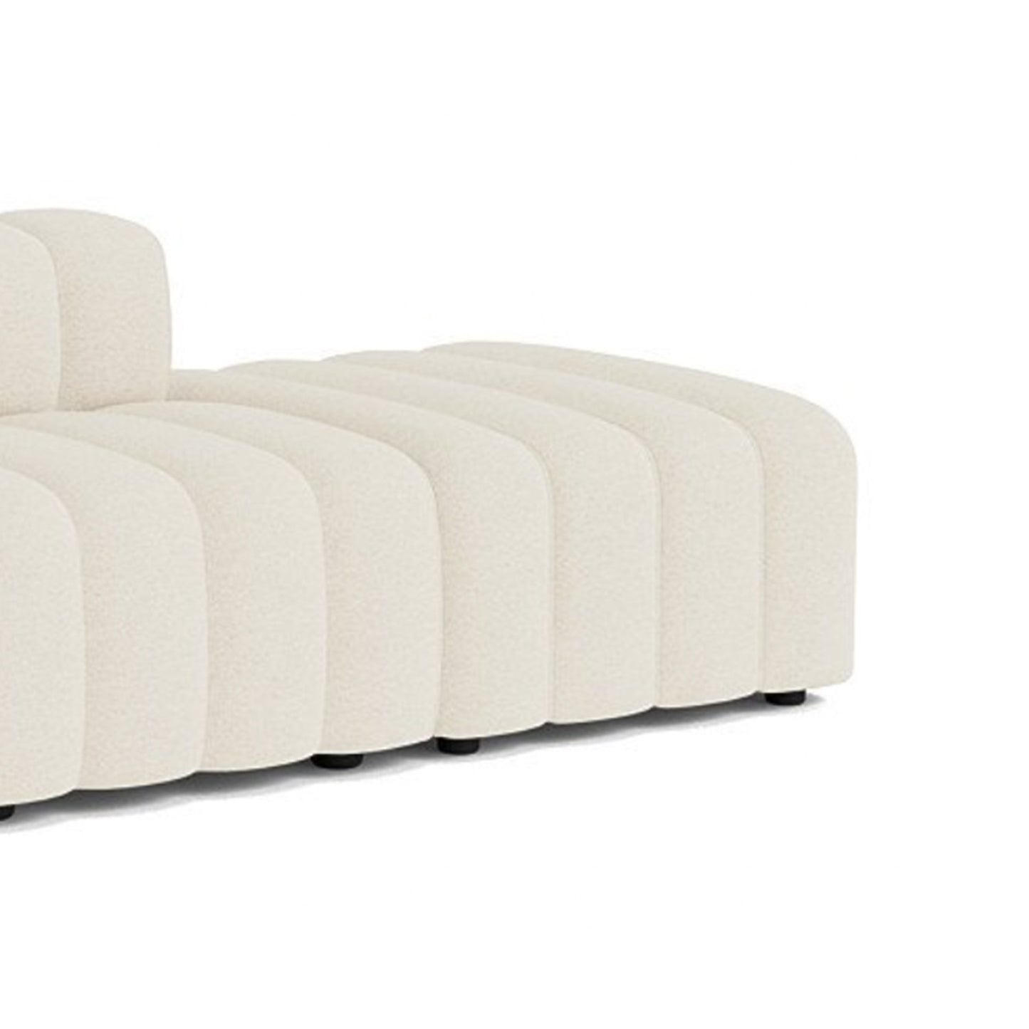 ChicComfort Creme 3 Seater Detachable Sofa Set