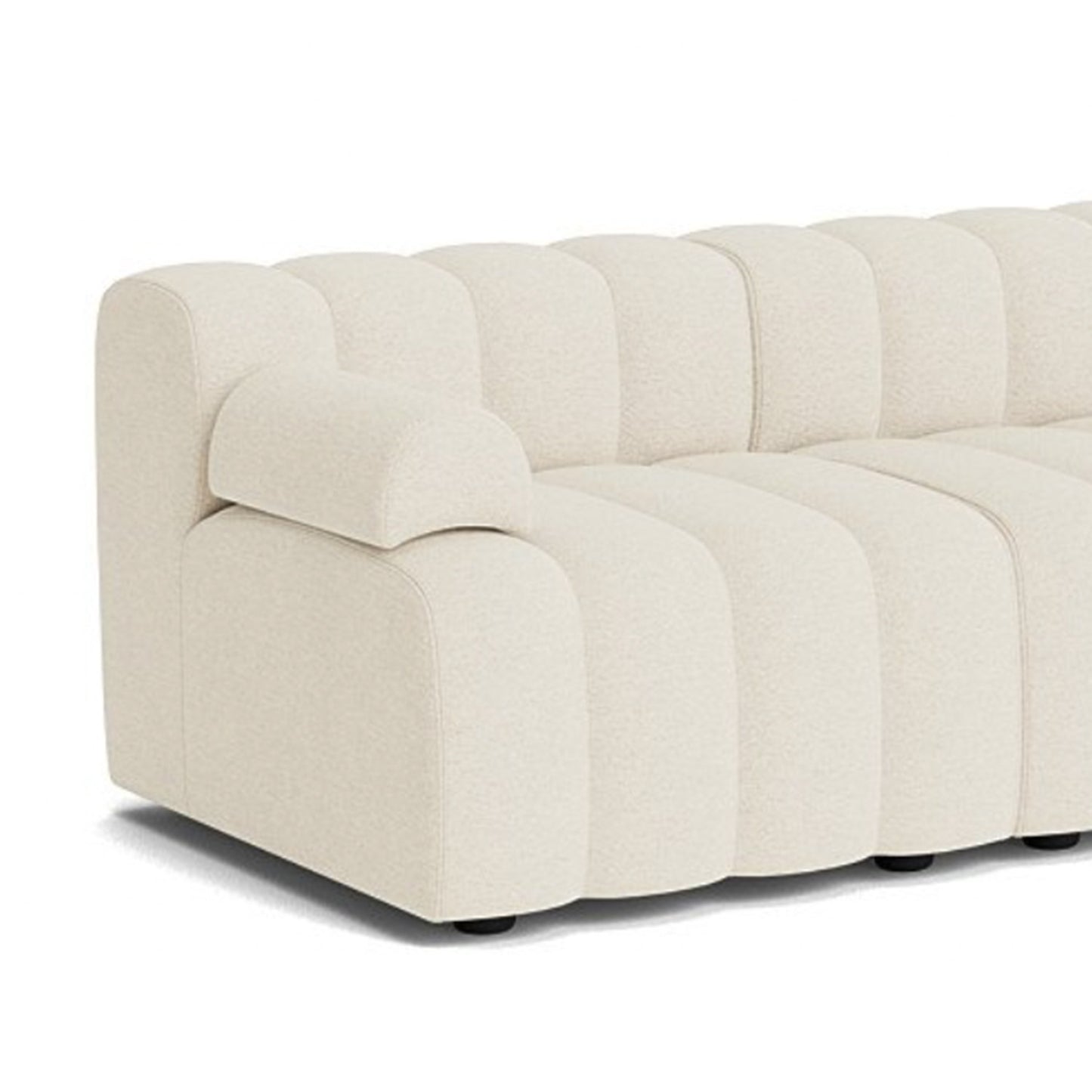 ChicComfort Creme 3 Seater Detachable Sofa Set