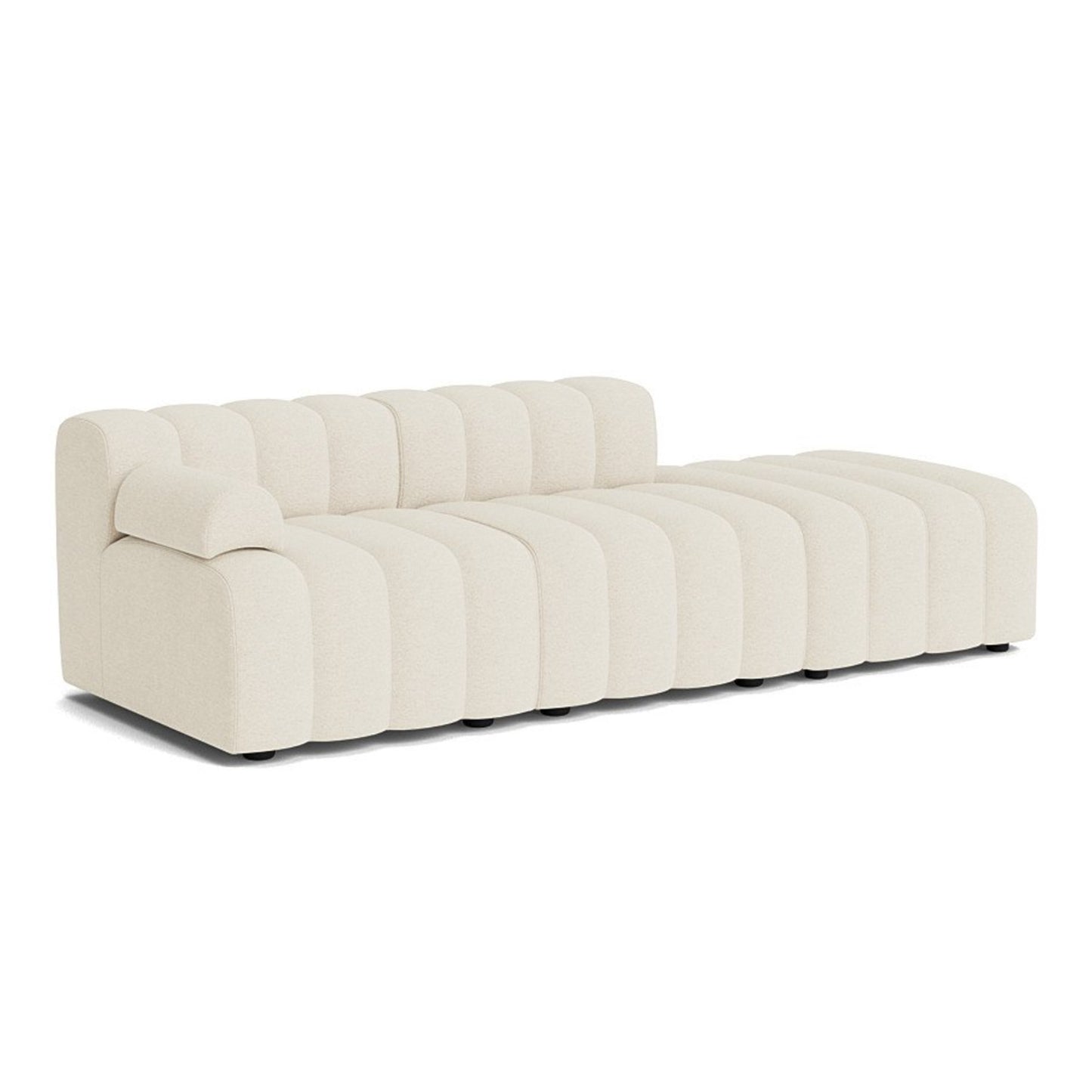 ChicComfort Creme 3 Seater Detachable Sofa Set