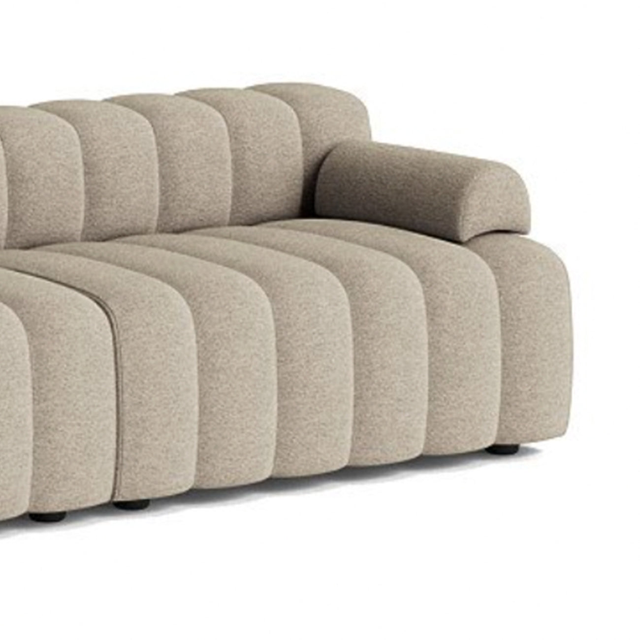 ChicComfort Beige 4 Seater Sofa Set