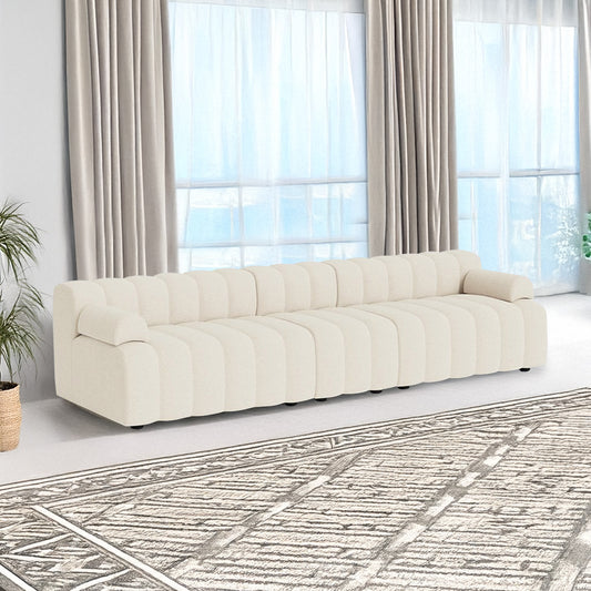 ChicComfort Creme 4 Seater Sofa Set