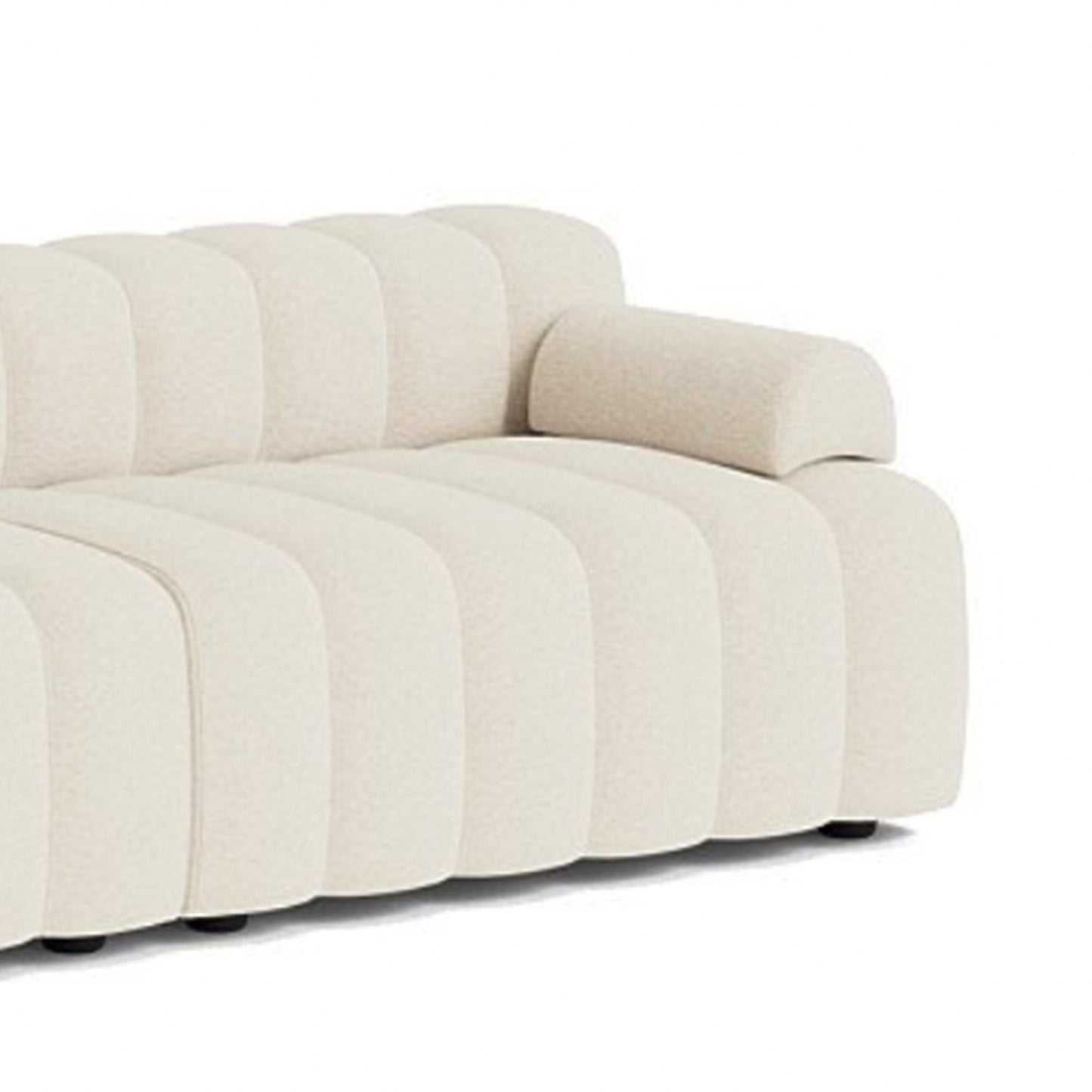 ChicComfort Creme 4 Seater Sofa Set