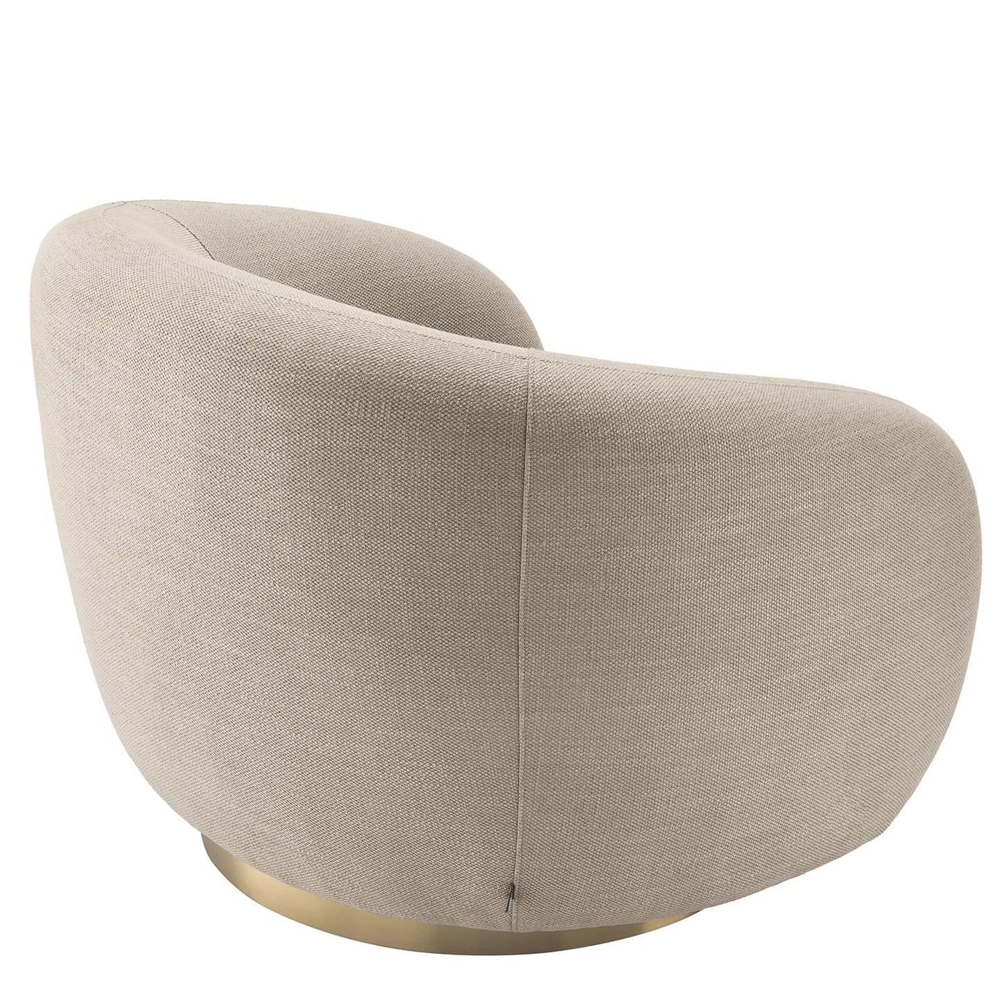 ElegantEnsemble Single Seater Sofa Beige