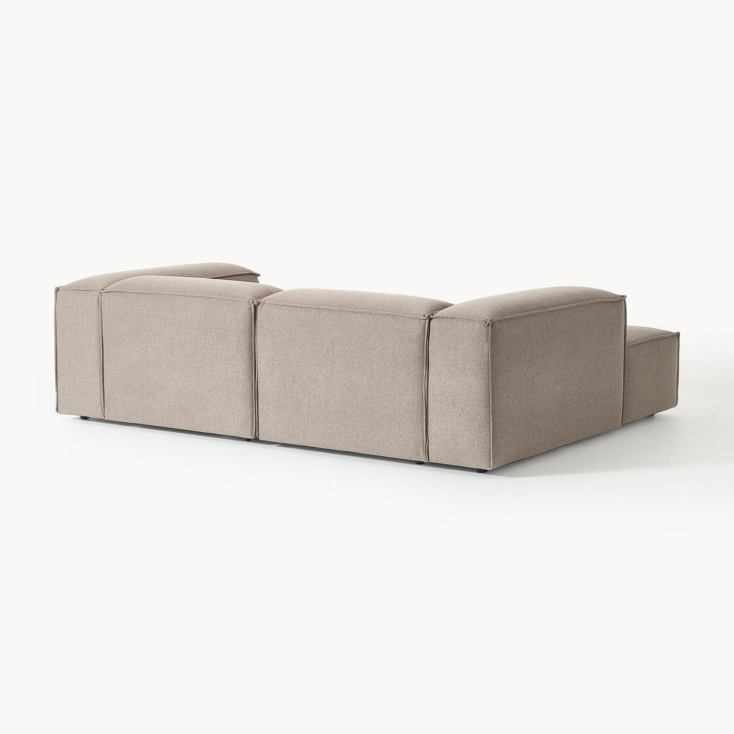 Elegant Edge 2 Seater Versatile, Comfortable Grey L Shaped Sofa