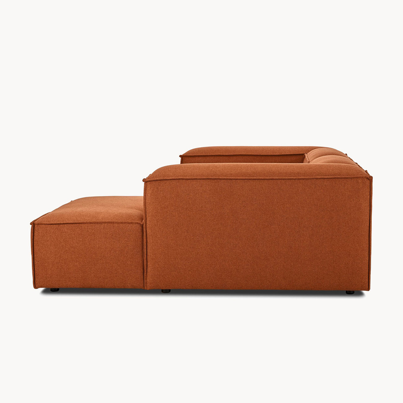 ElegantEdge 2 Seater Comfortable Tan L Shaped Sofa