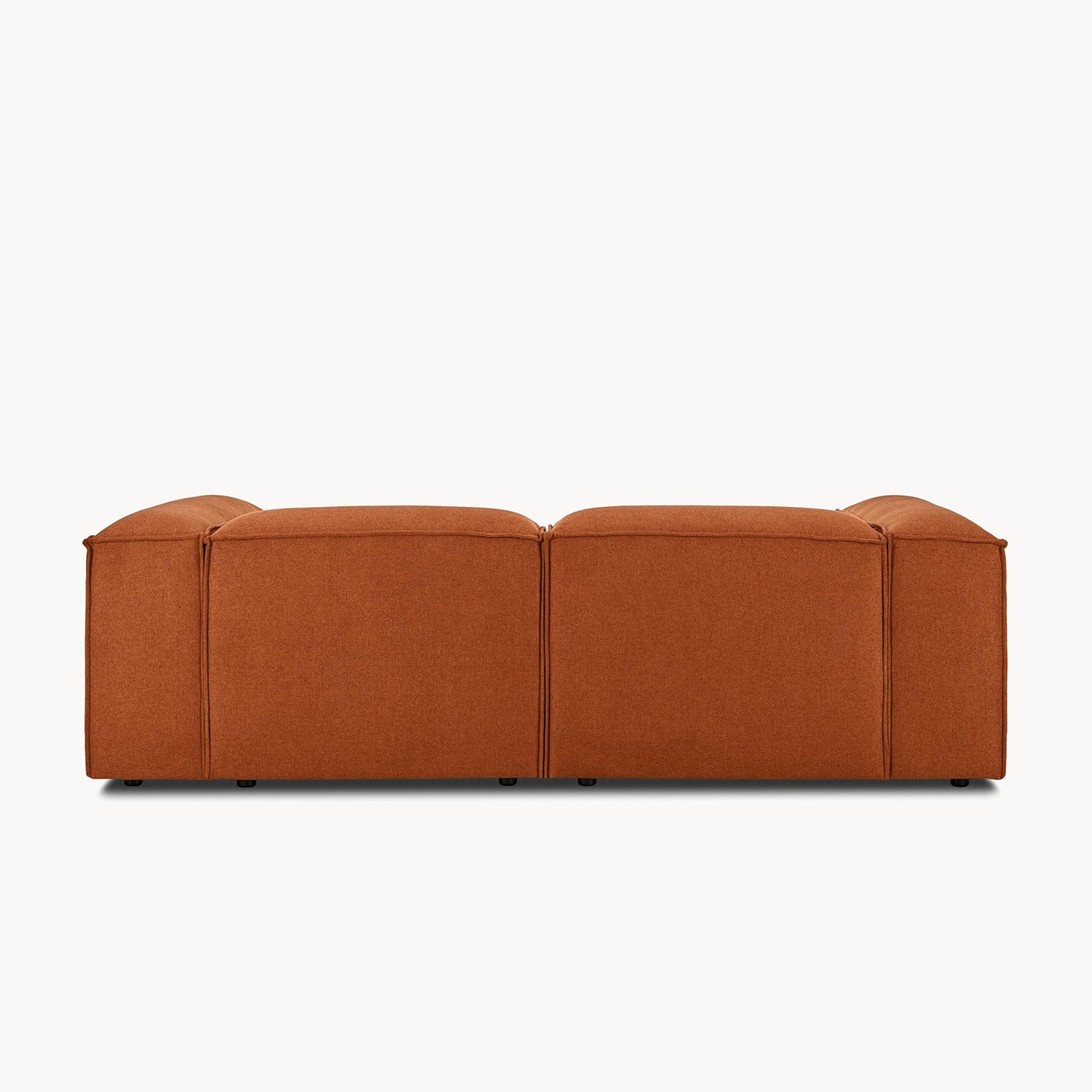 ElegantEdge 2 Seater Comfortable Tan L Shaped Sofa