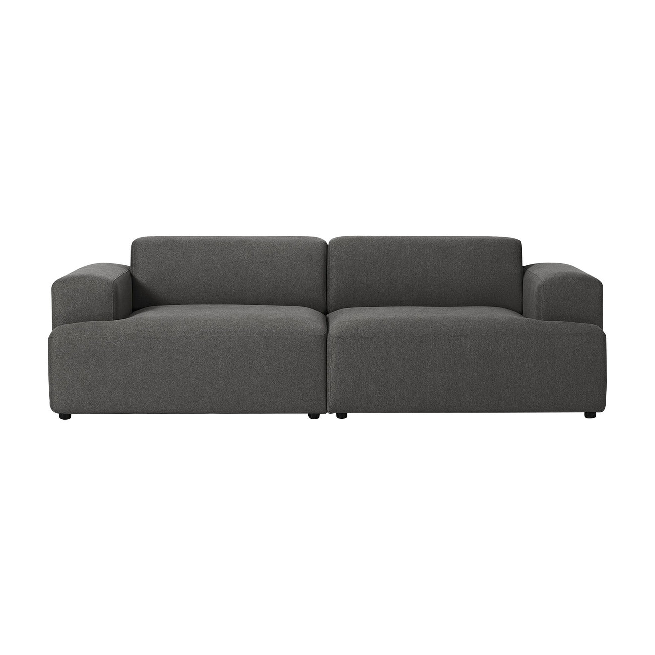 ComfortHaven 2 Seater Sofa Dark Grey