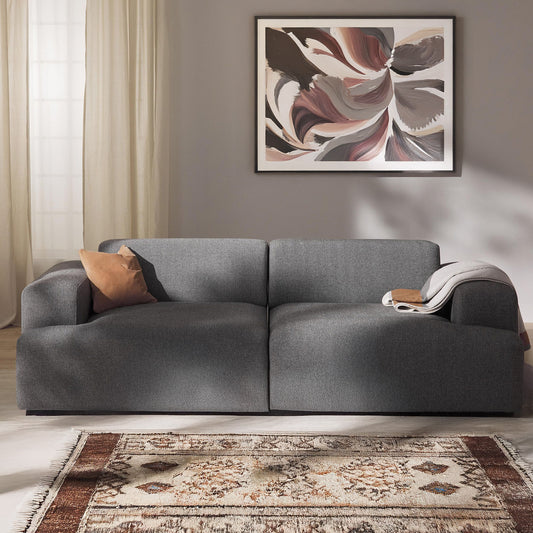 ComfortHaven 2 Seater Sofa Grey