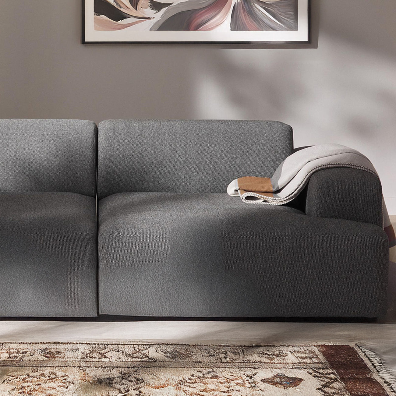 ComfortHaven 2 Seater Sofa Grey