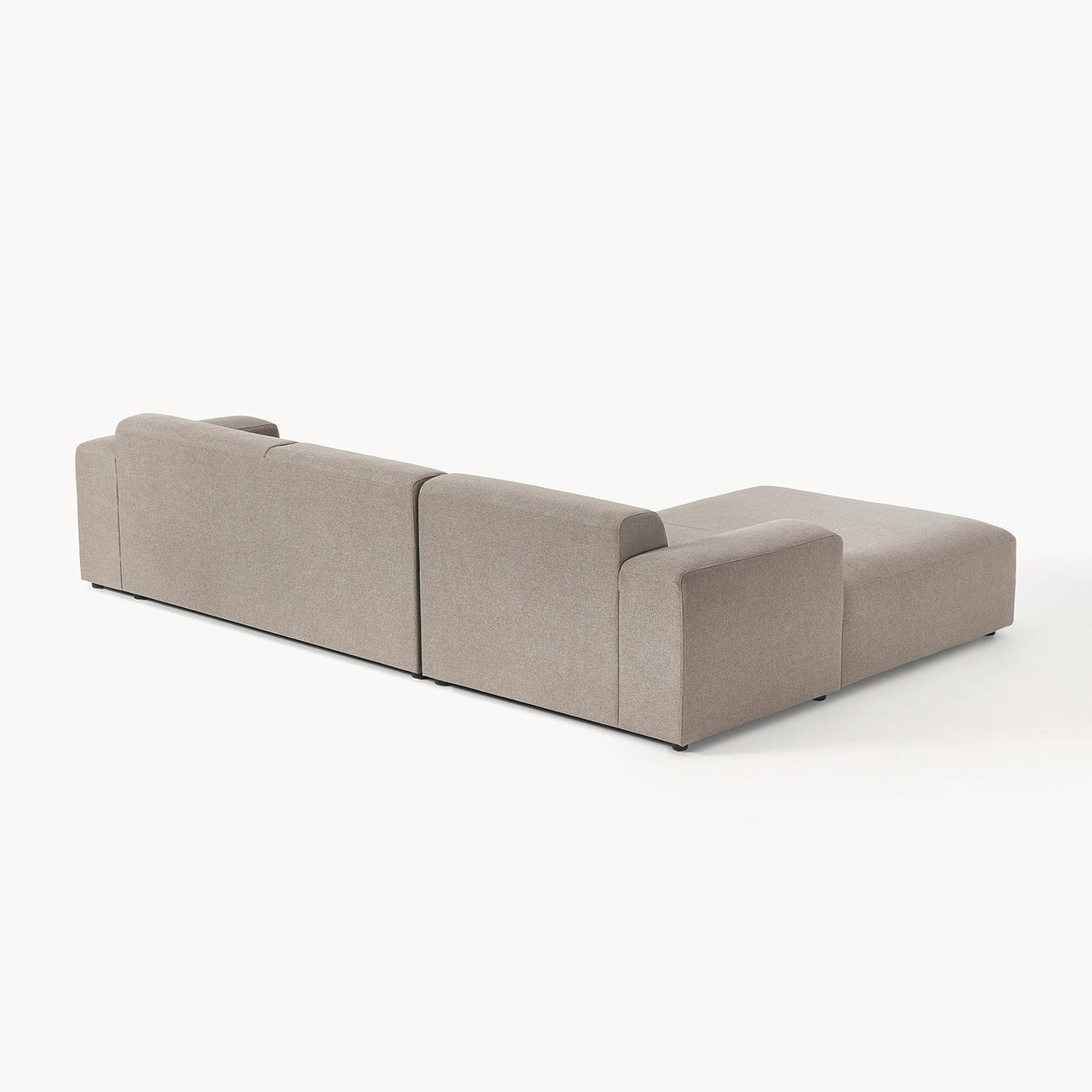 ComfortHaven 3 Seater L Shaped Sofa Mouse Grey