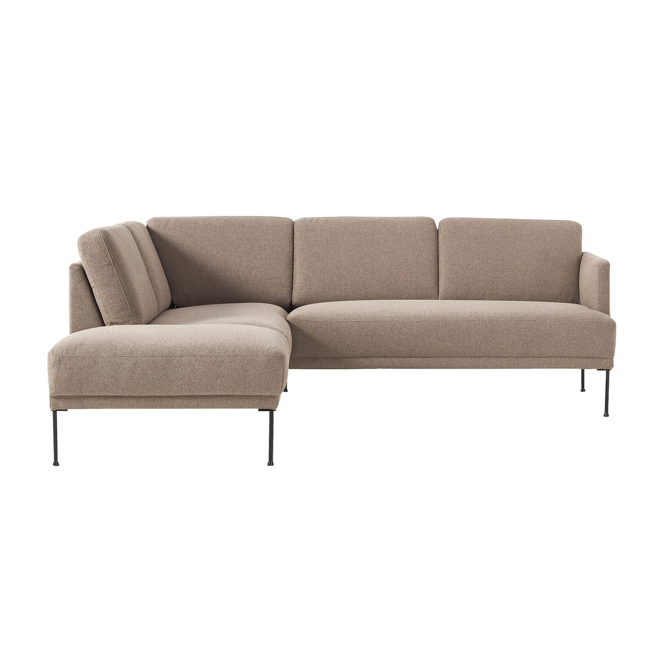 ModernElegance L Shaped 5 Seater Brown