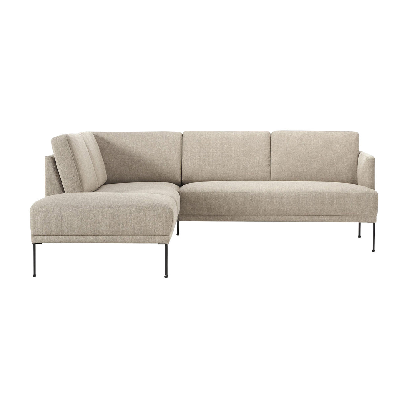 ModernElegance L Shaped 5 Seater Beige