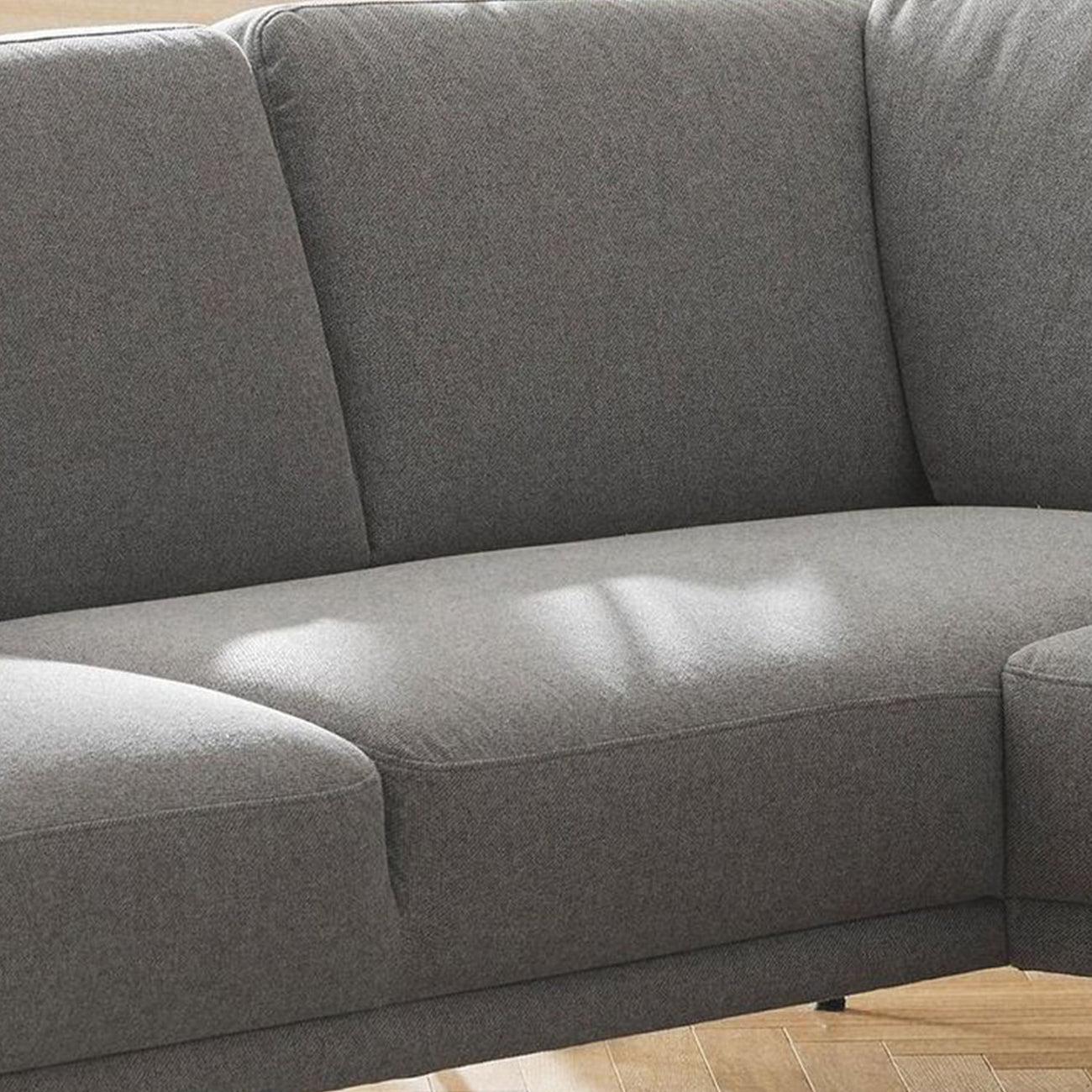 ModernElegance L Shaped 5 Seater Grey