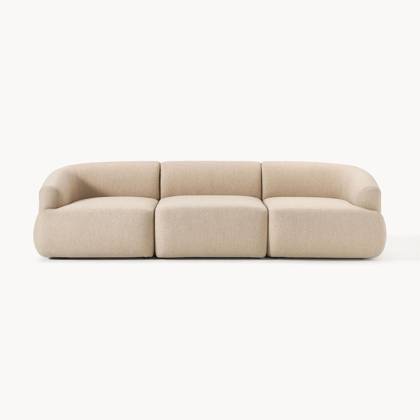 ZenLiving 3 Seater Sofa Beige