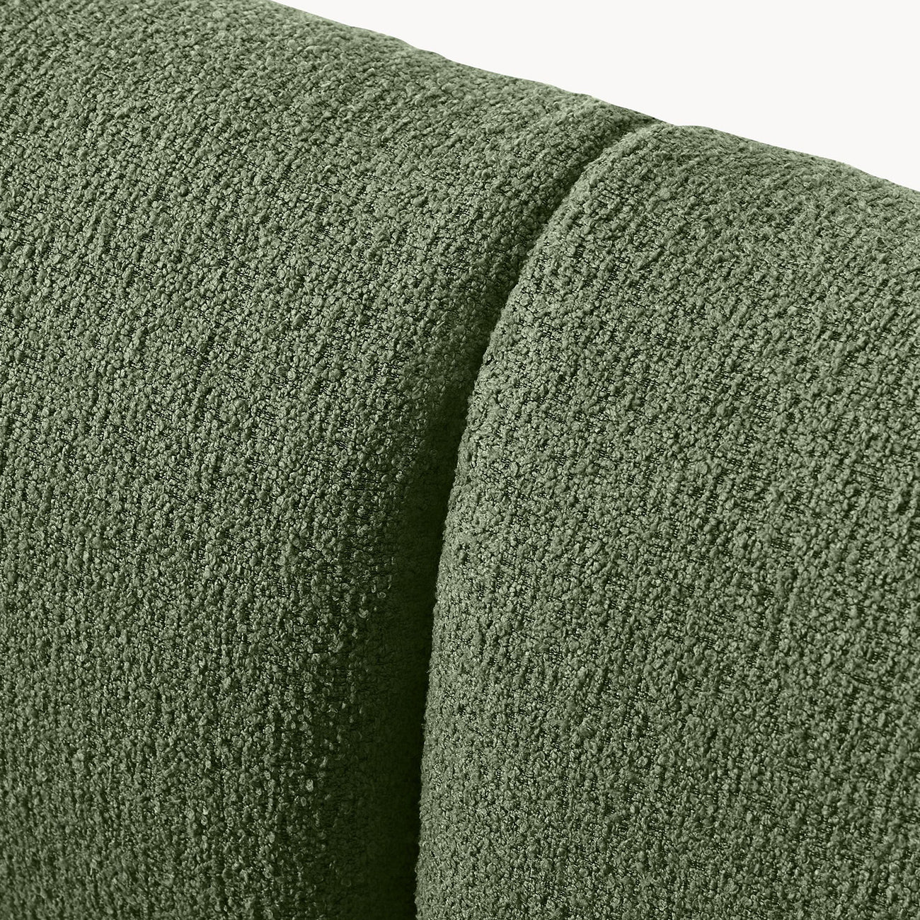 ZenLiving 3 Seater Sofa Boucle Green