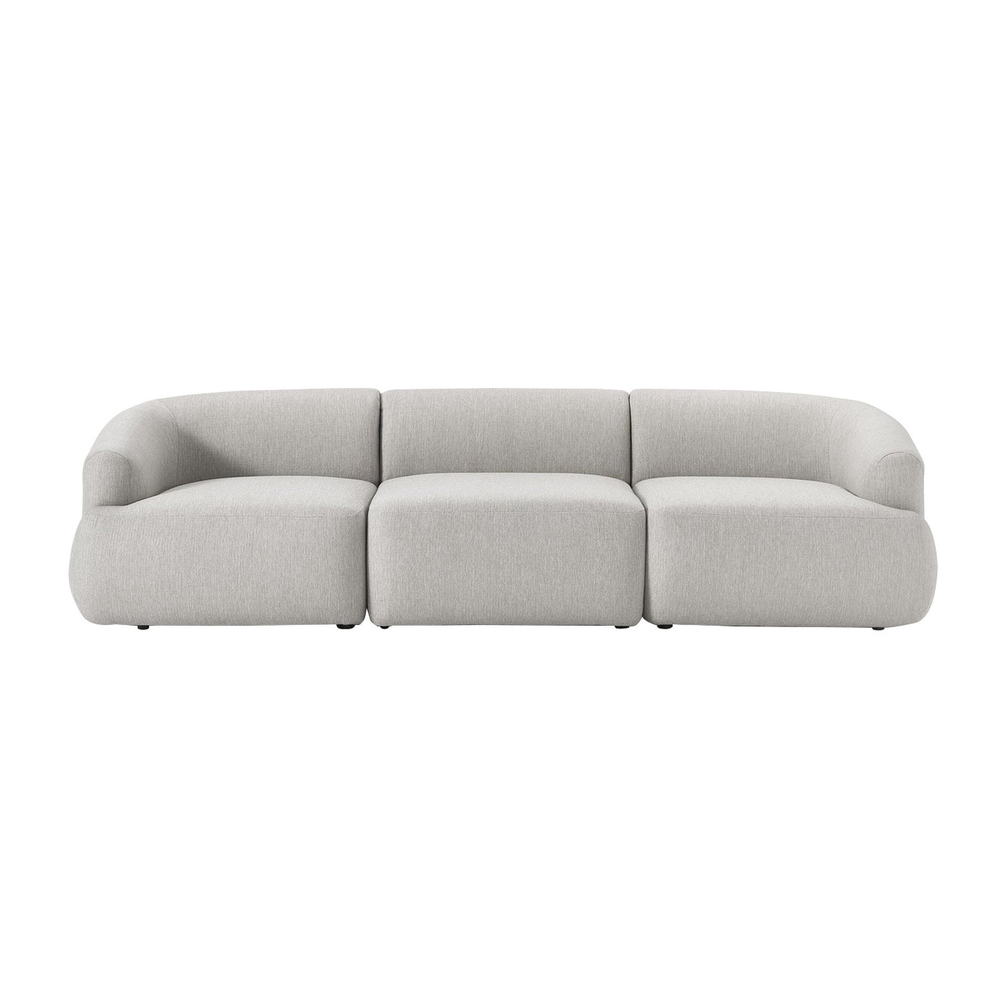 ZenLiving 3 Seater Sofa Chic Grey