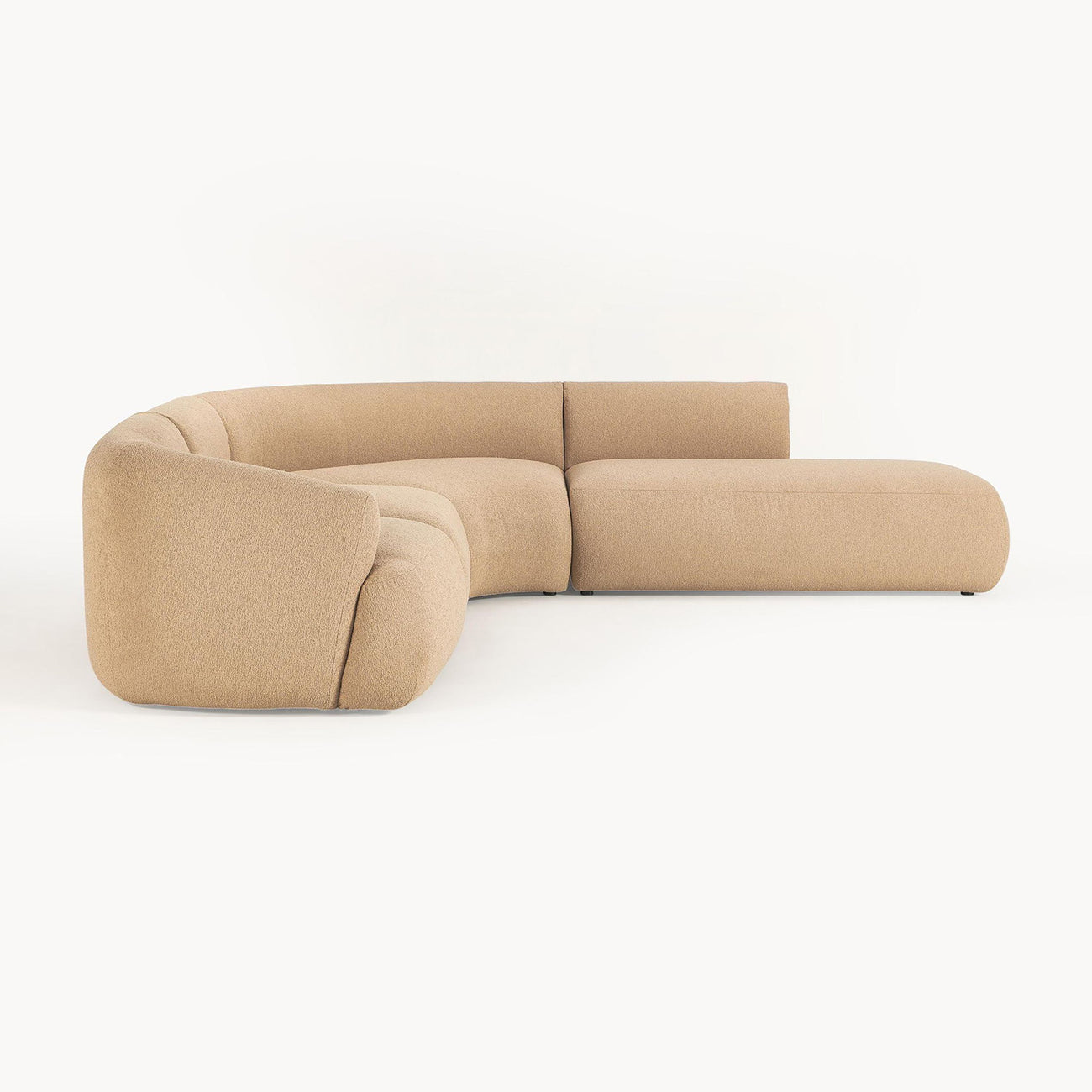 ZenLiving 5 Seater Sofa Boucle Beige