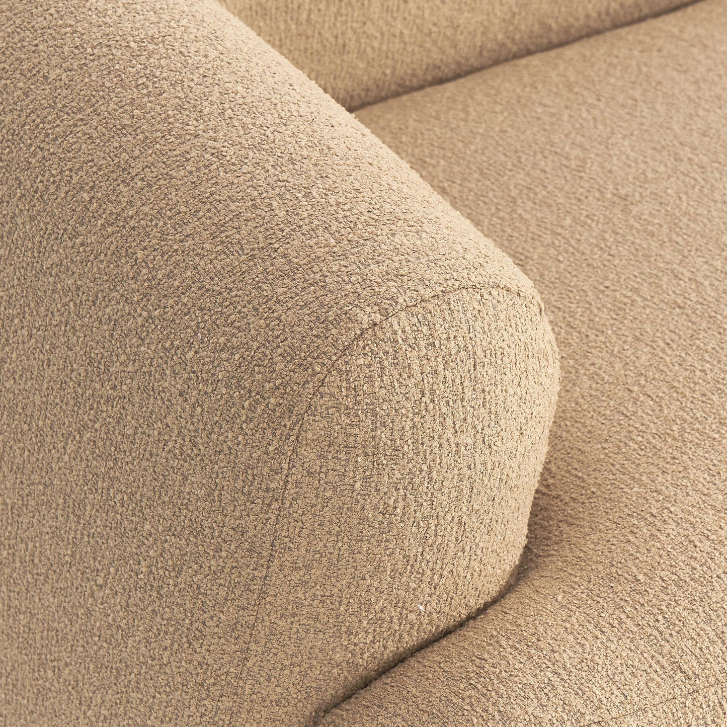 ZenLiving 5 Seater Sofa Boucle Beige