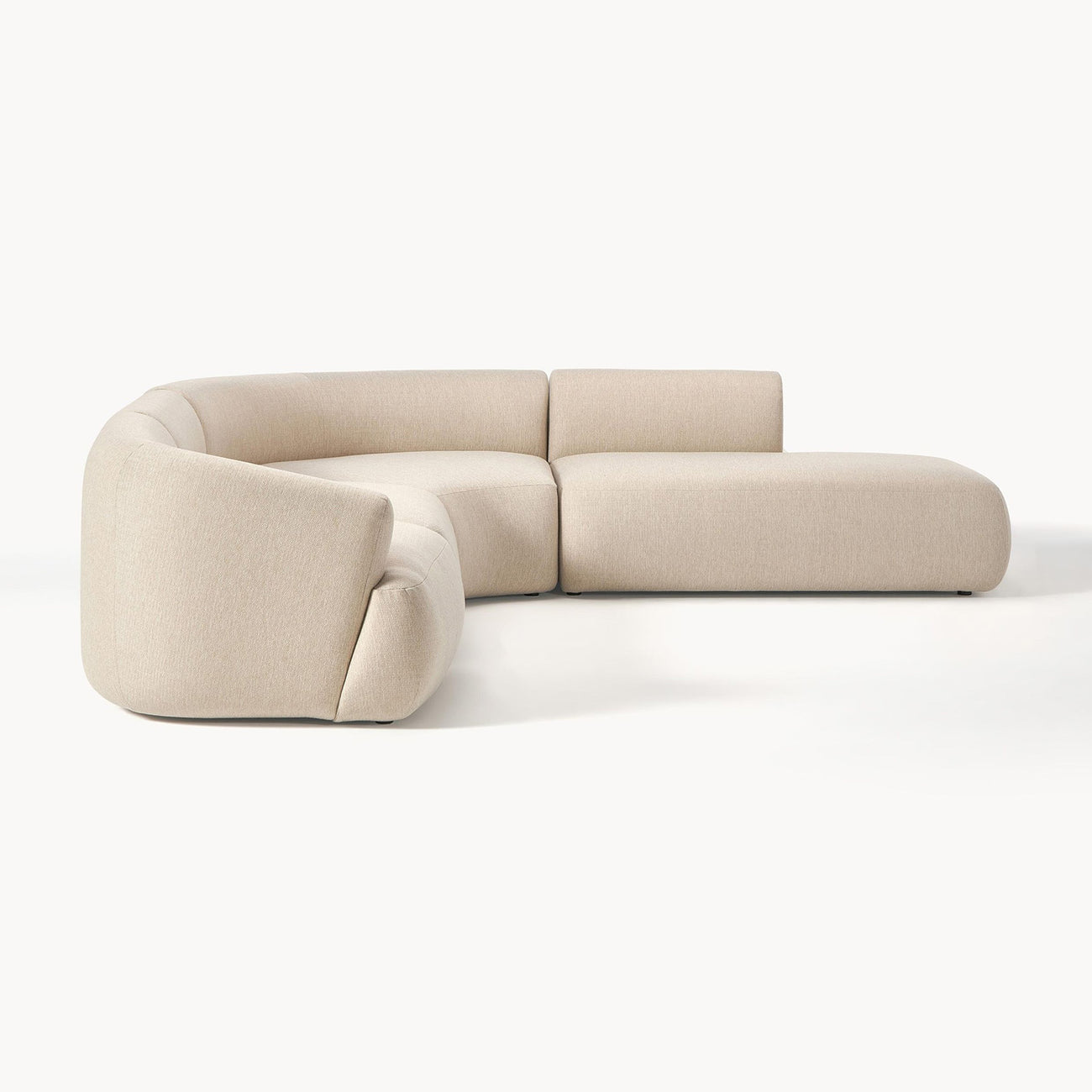 ZenLiving 5 Seater Sofa Beige