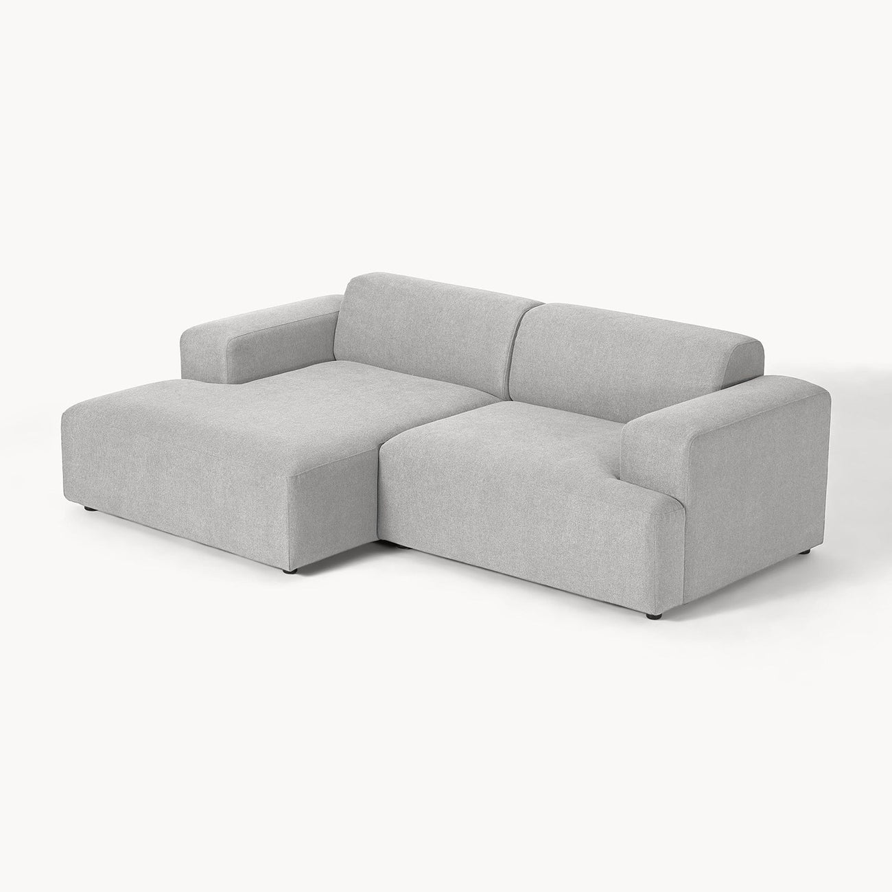 Sophisticated Comfort 2 Seater Sofa Light Grey