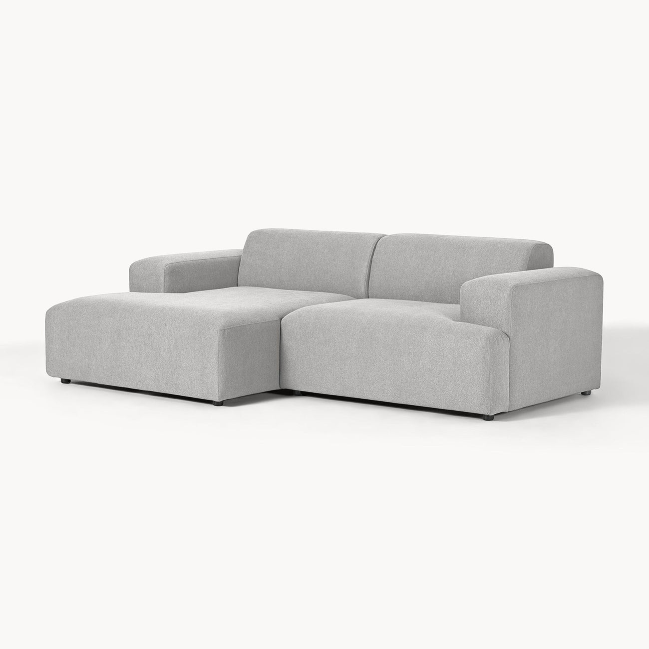 Sophisticated Comfort 2 Seater Sofa Light Grey