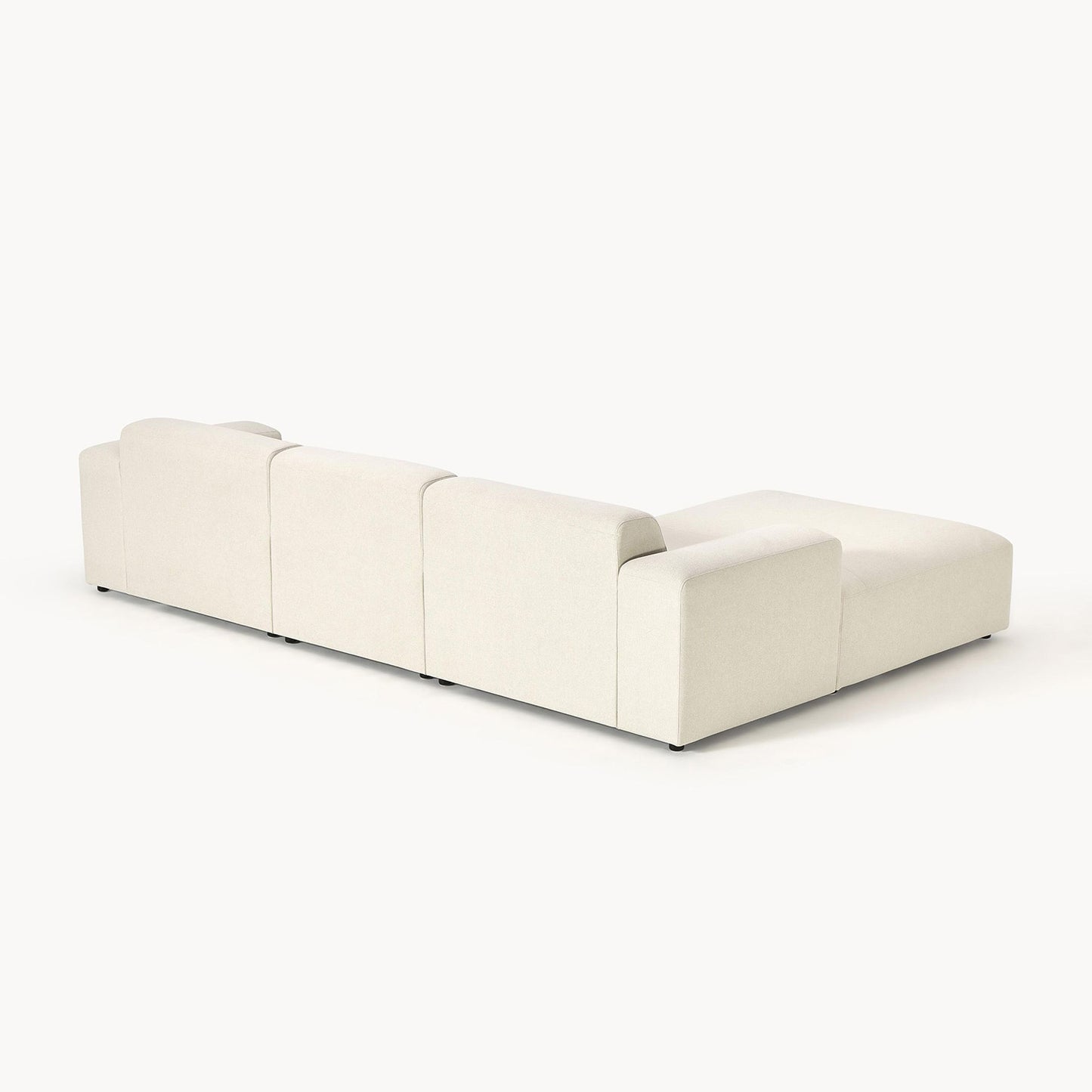 Sophisticated Comfort 3 Seater L Shaped Sofa Crème